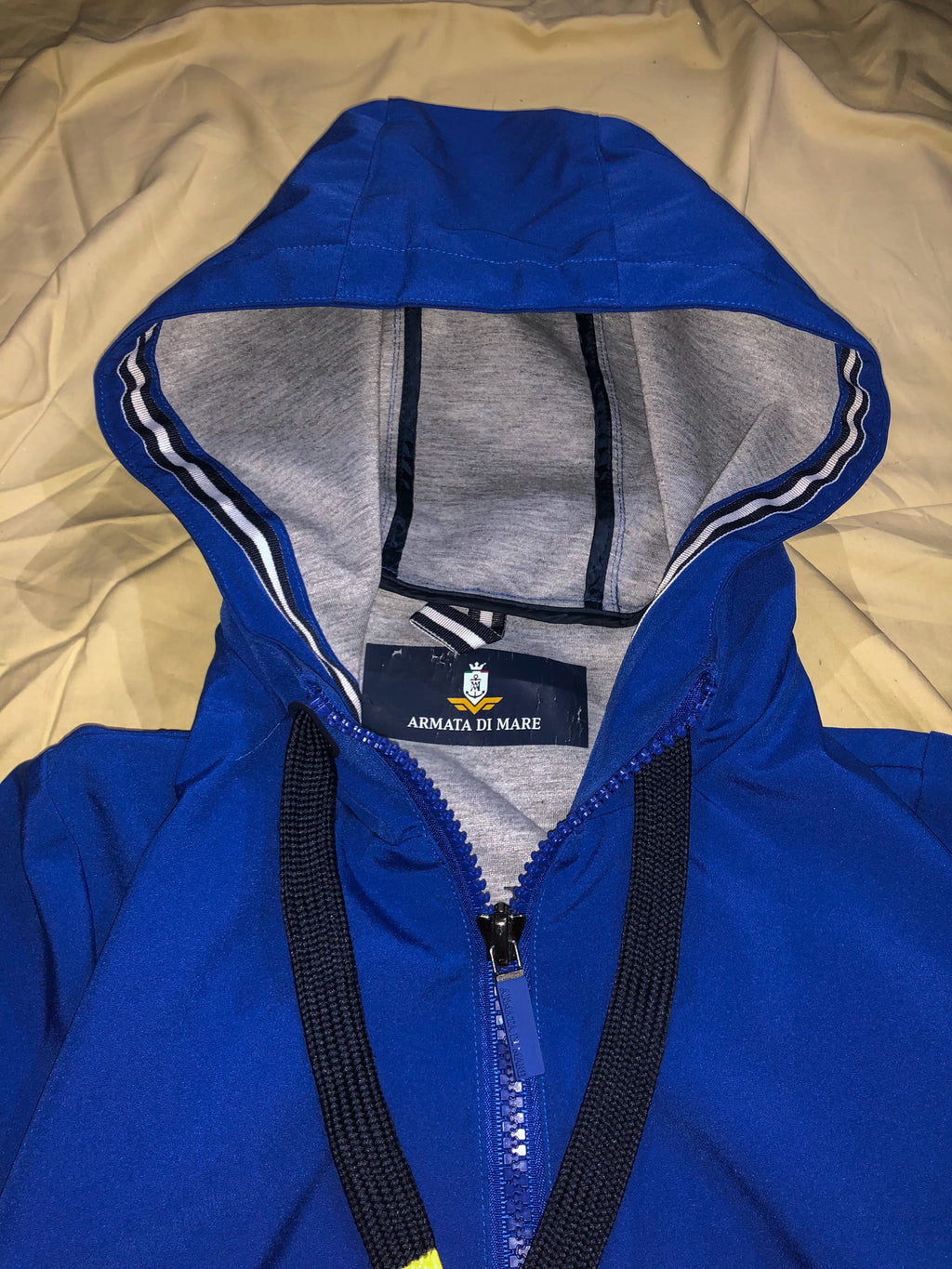 Armata di Mare Blue & Grey Hooded Jacket