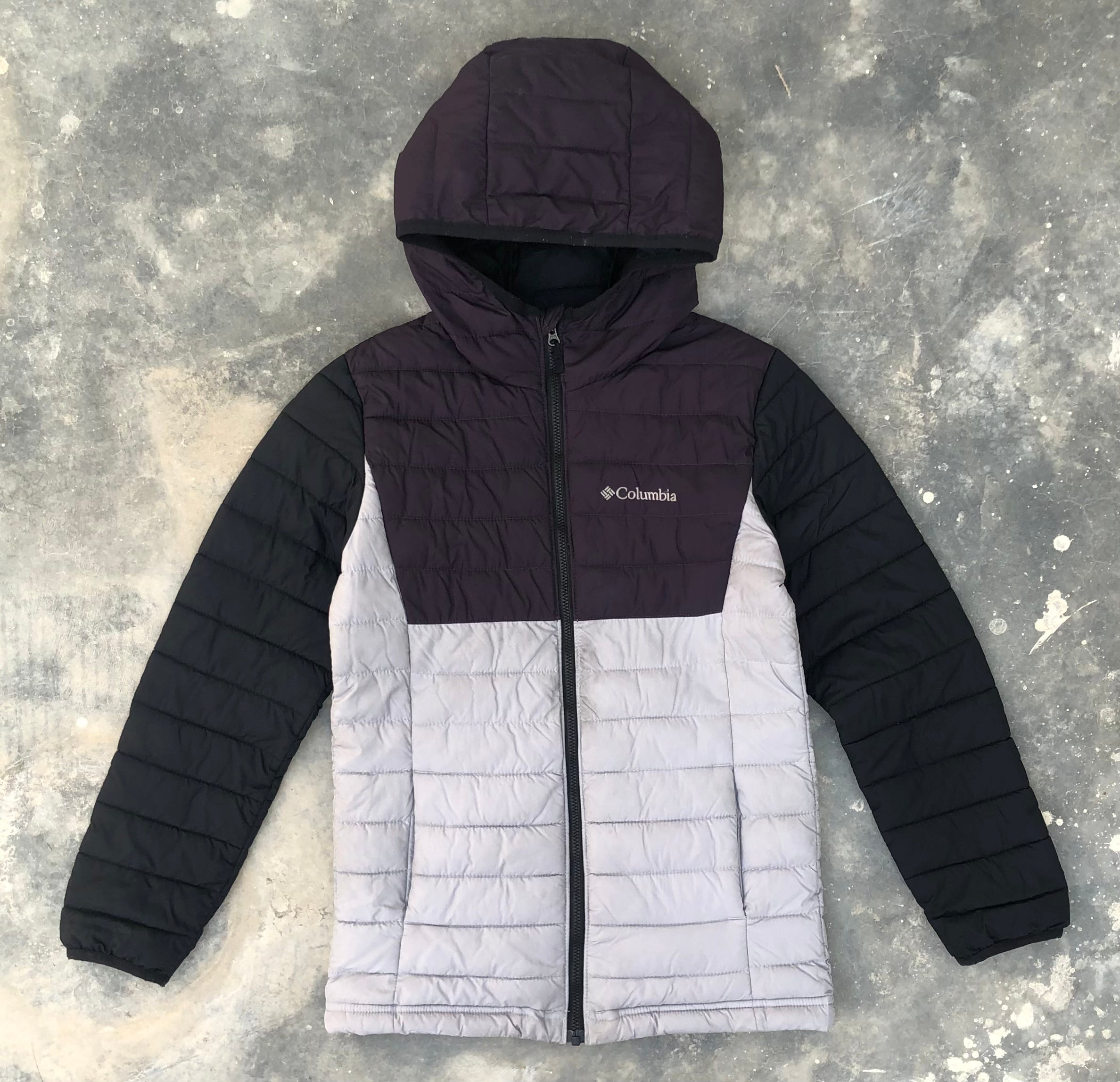 Columbia Boys Powder Lite II Hooded Jacket – Premium Condition