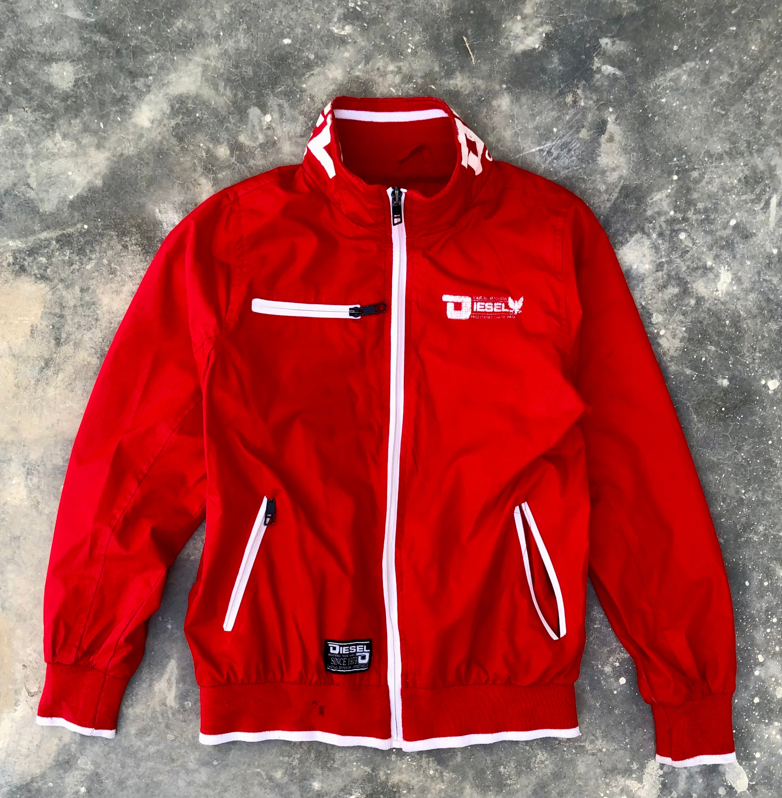 Diesel Red Full-Zip Track Jacket – Excellent Condition - Small Women