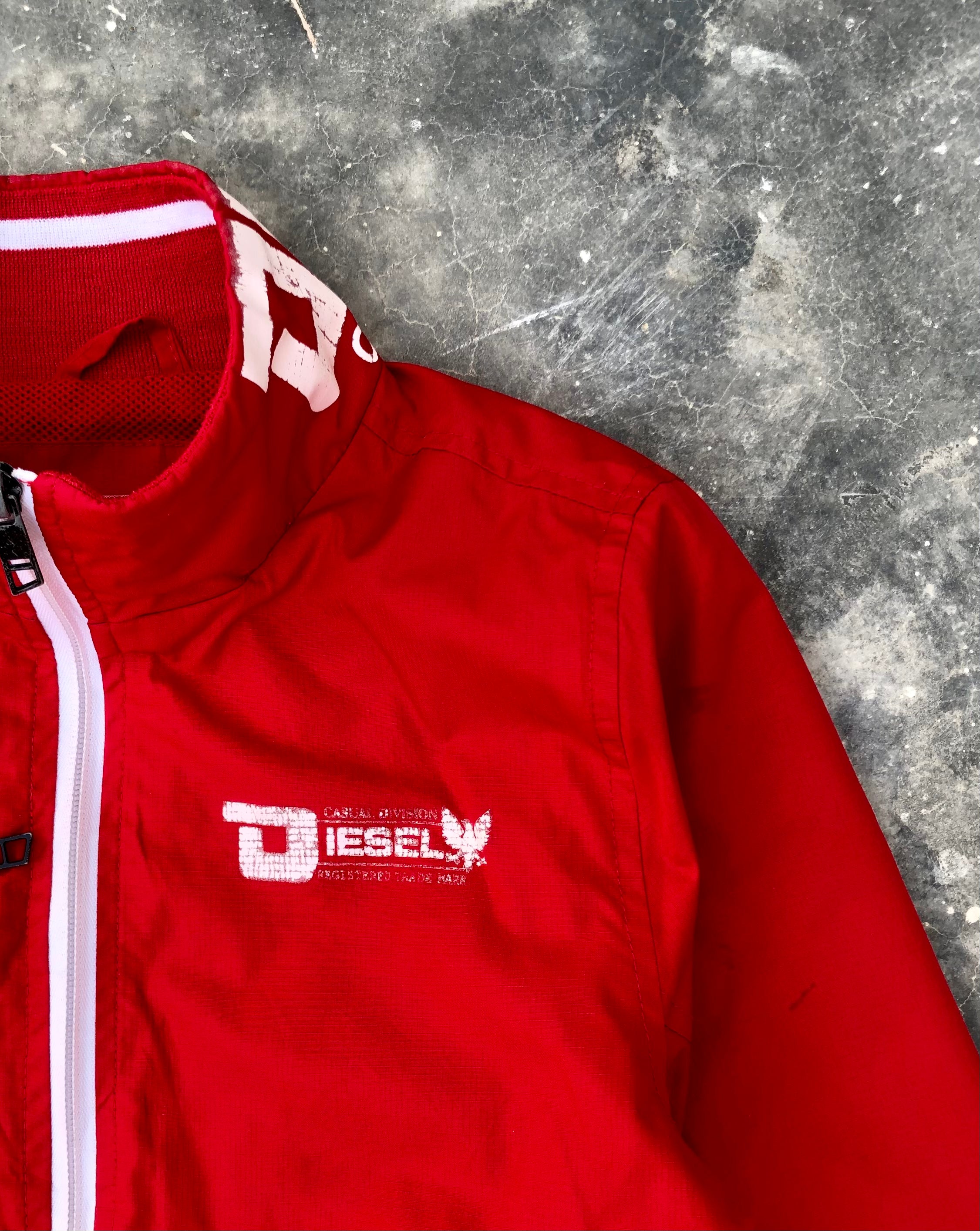Diesel Red Full-Zip Track Jacket – Excellent Condition - Small Women
