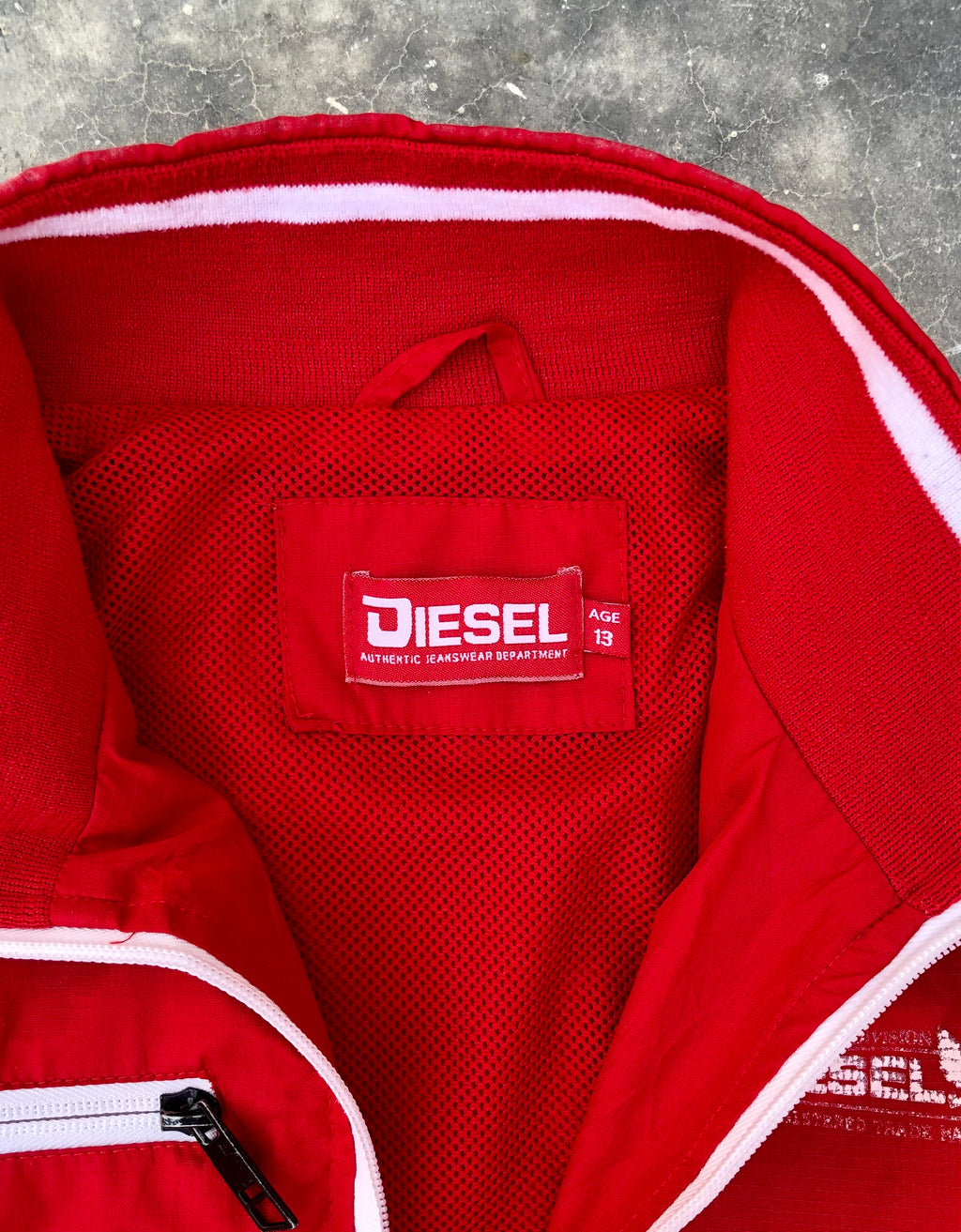 Diesel Red Full-Zip Track Jacket – Excellent Condition - Small Women