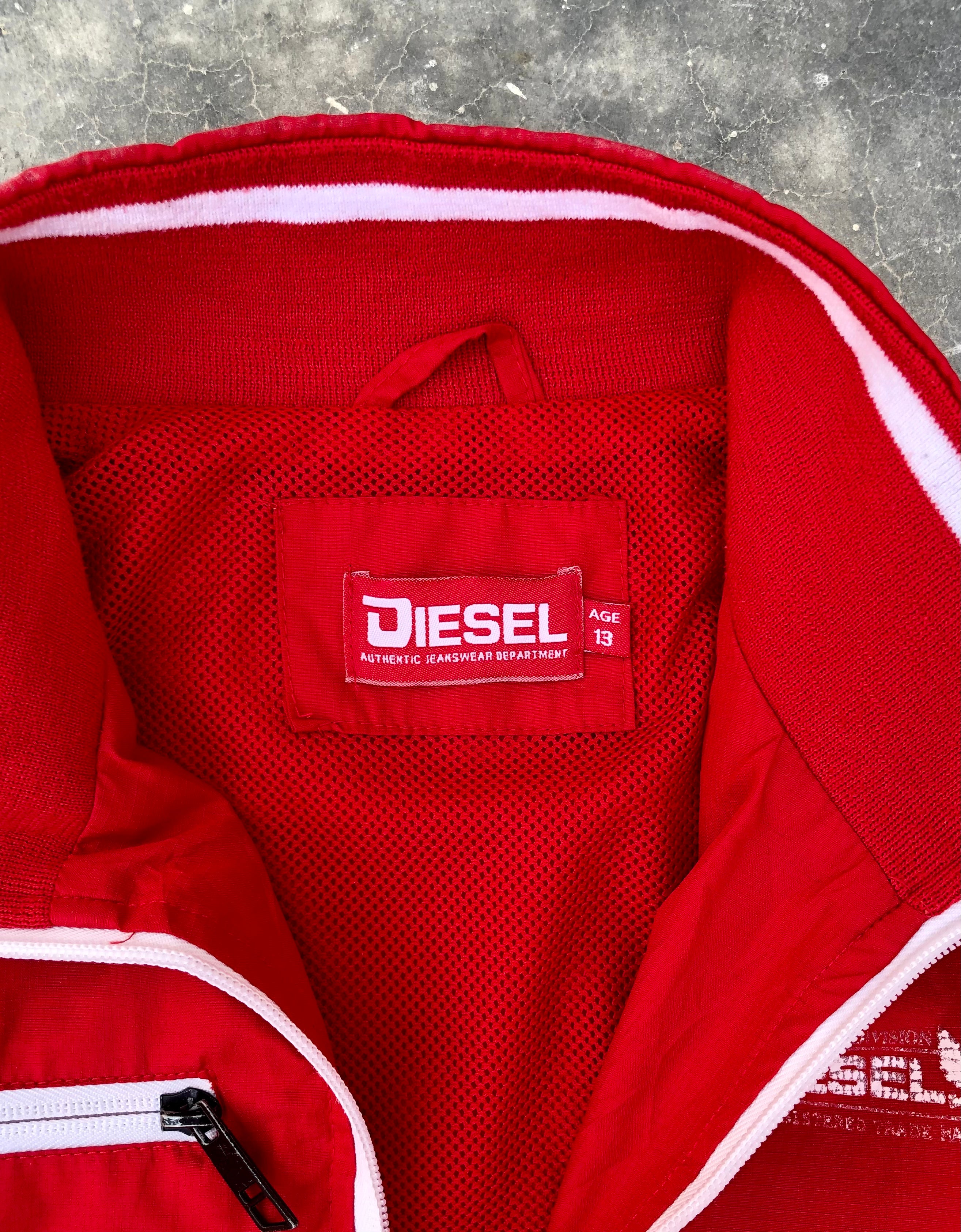 Diesel Red Full-Zip Track Jacket – Excellent Condition - Small Women