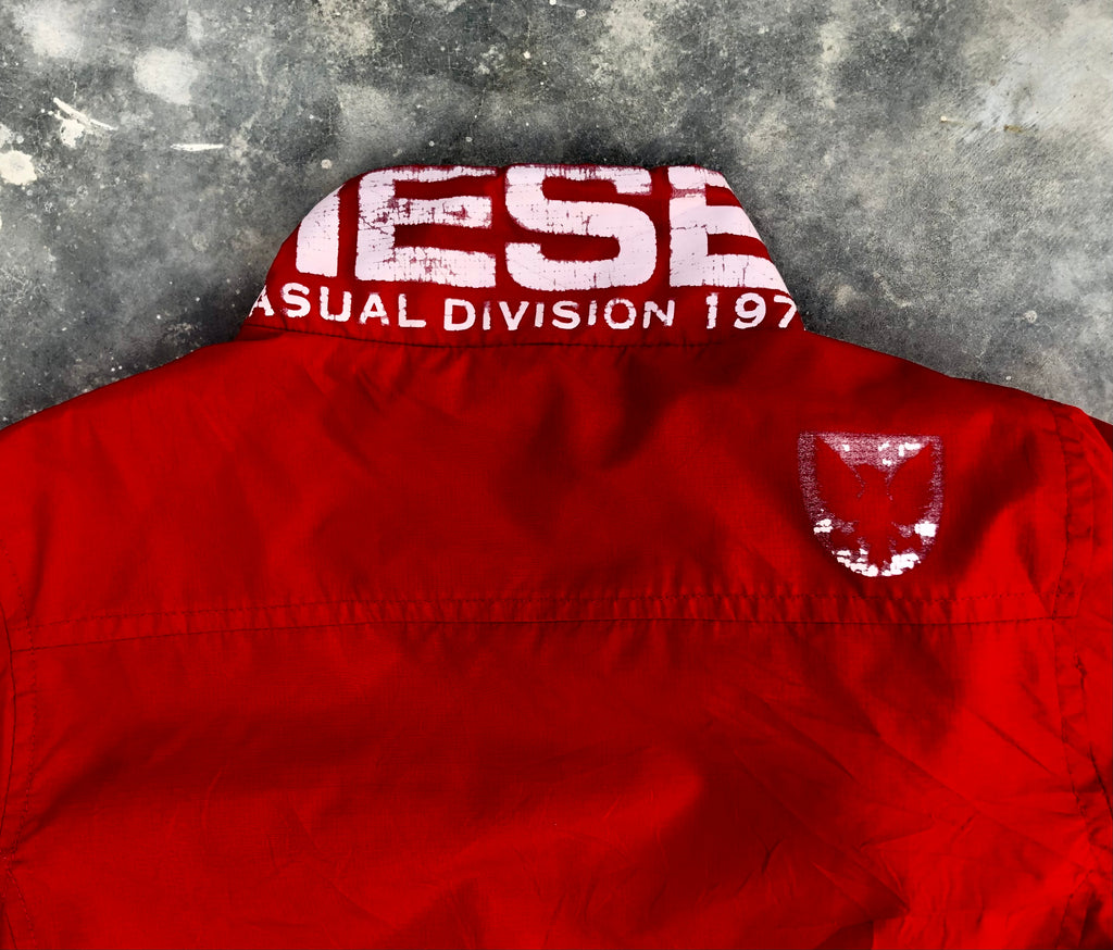 Diesel Red Full-Zip Track Jacket – Excellent Condition - Small Women