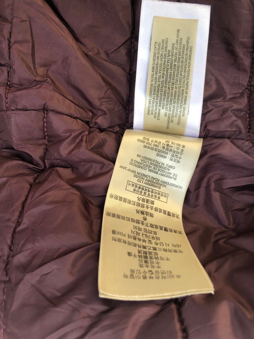 Black Burberry Jacket - Excellent Condition