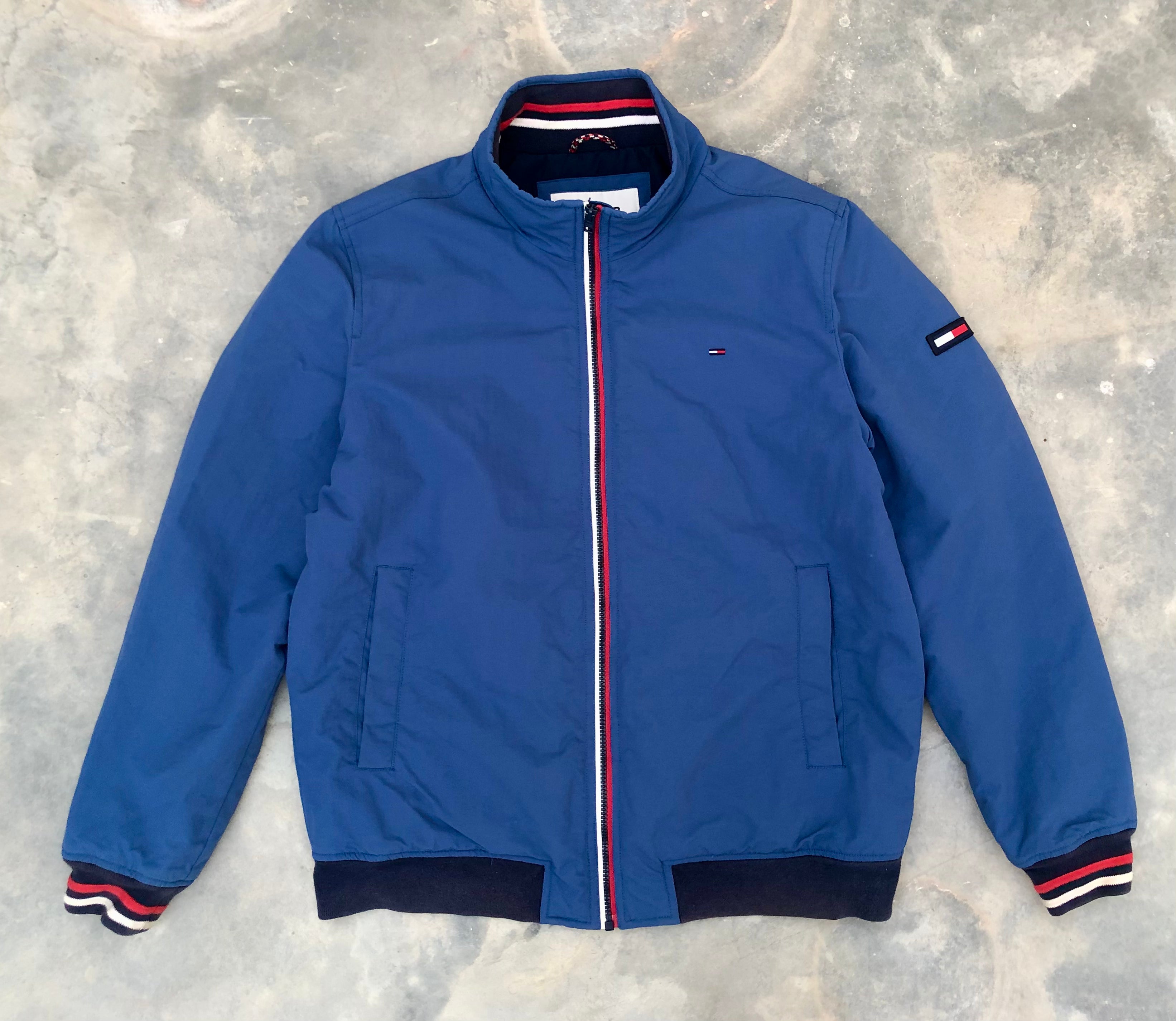 ⁠Tommy Hilfiger Bomber Jacket – Blue