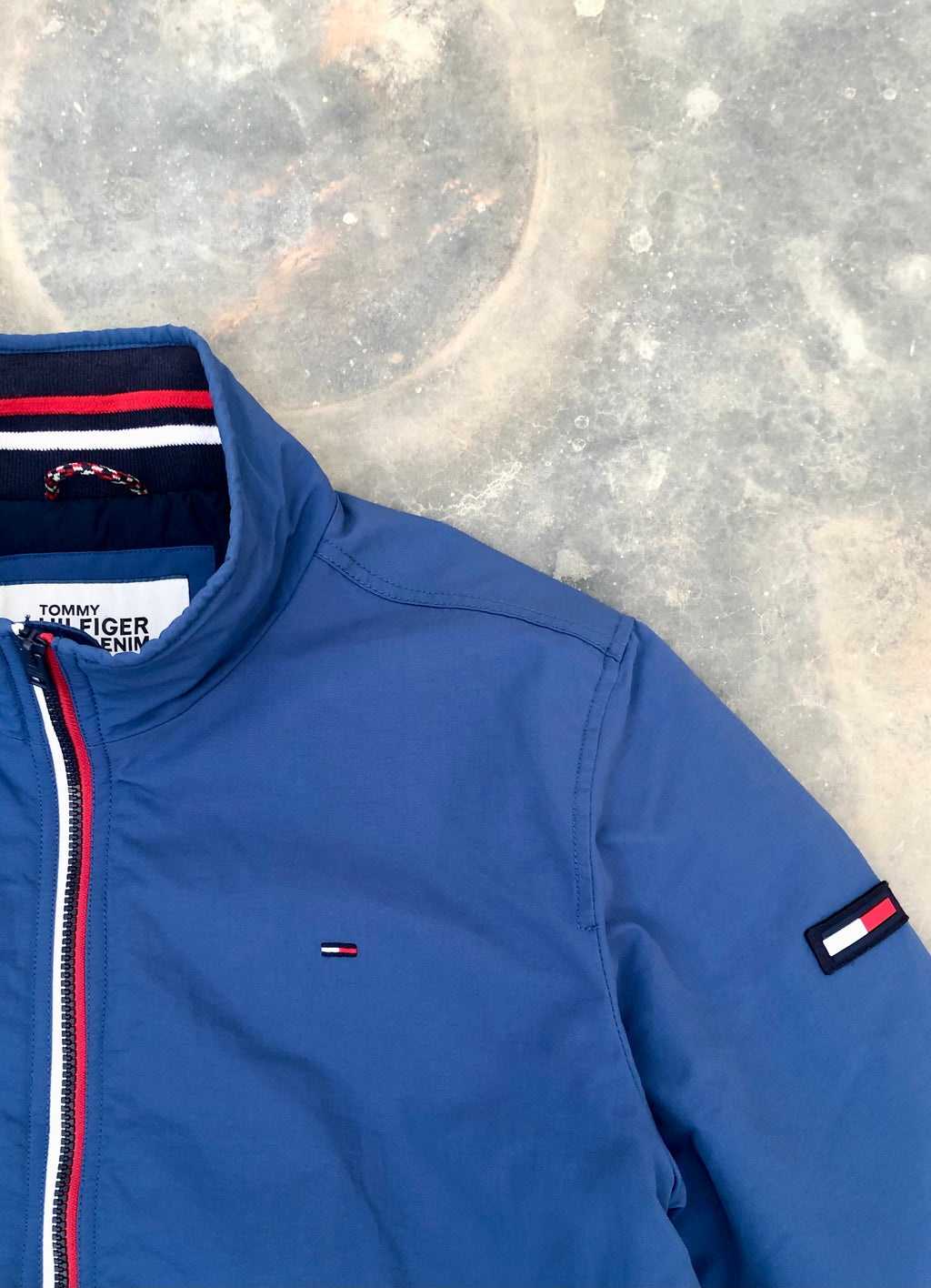 ⁠Tommy Hilfiger Bomber Jacket – Blue