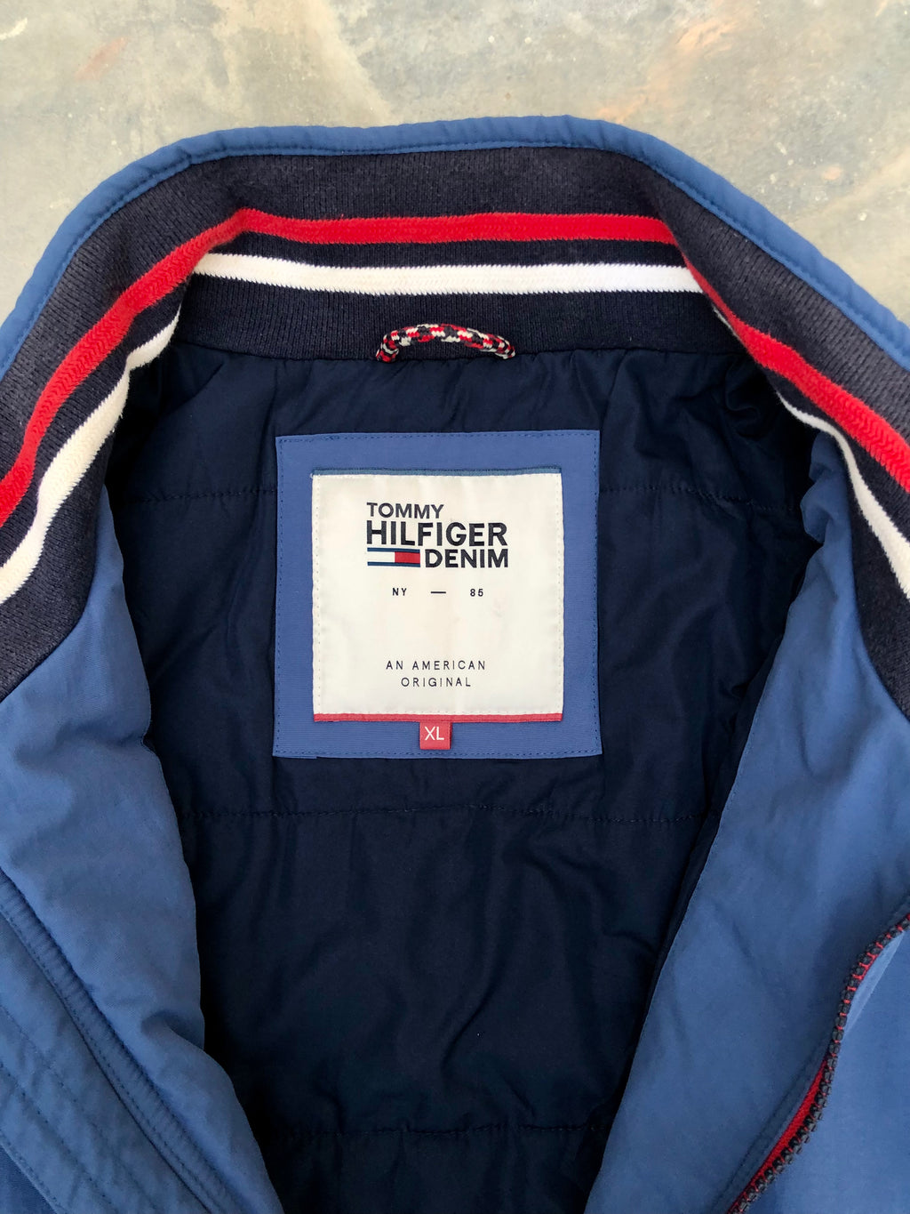 ⁠Tommy Hilfiger Bomber Jacket – Blue