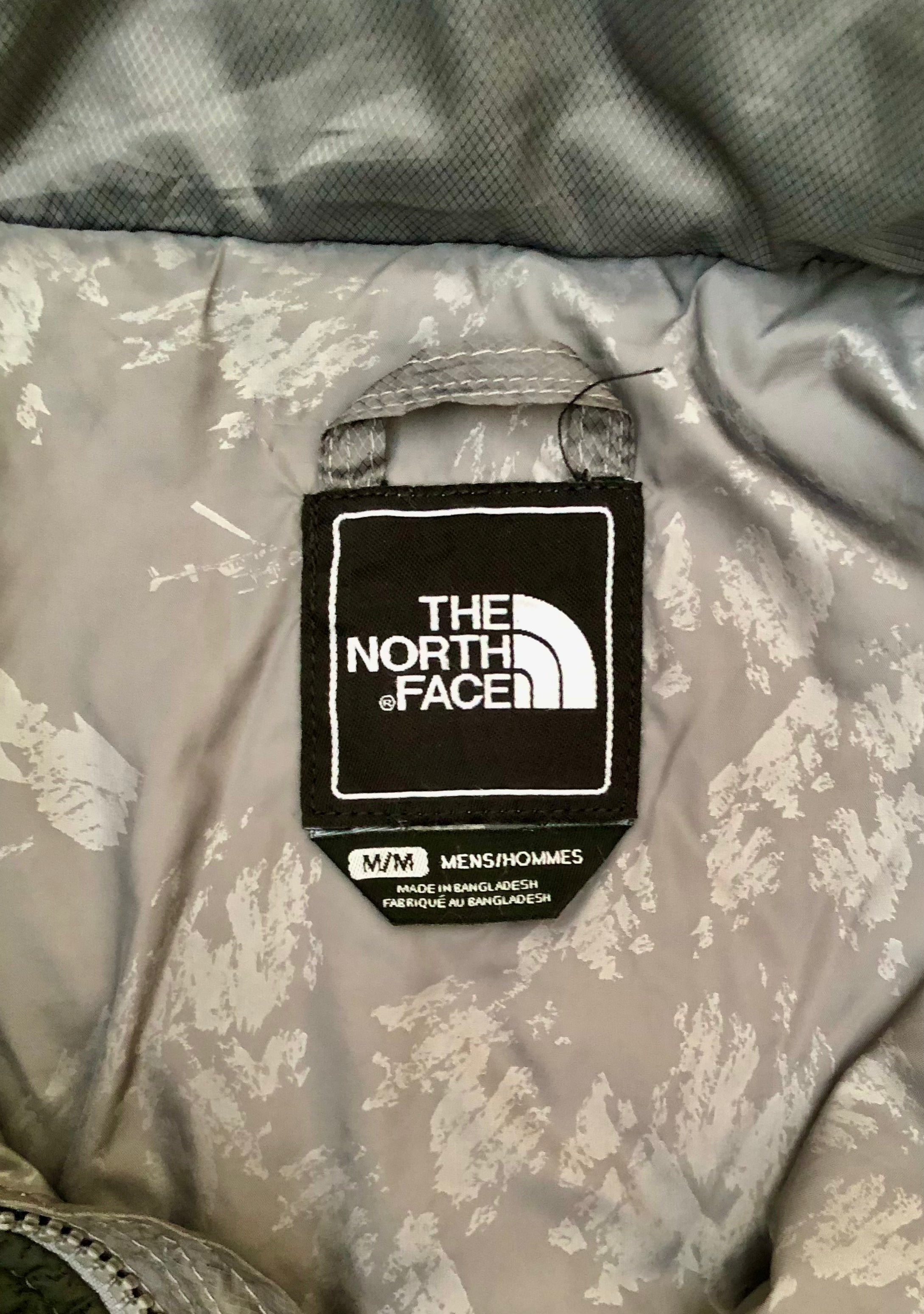 ⁠The North Face Grey Quilted Down Puffer Jacket - Excellent Condition