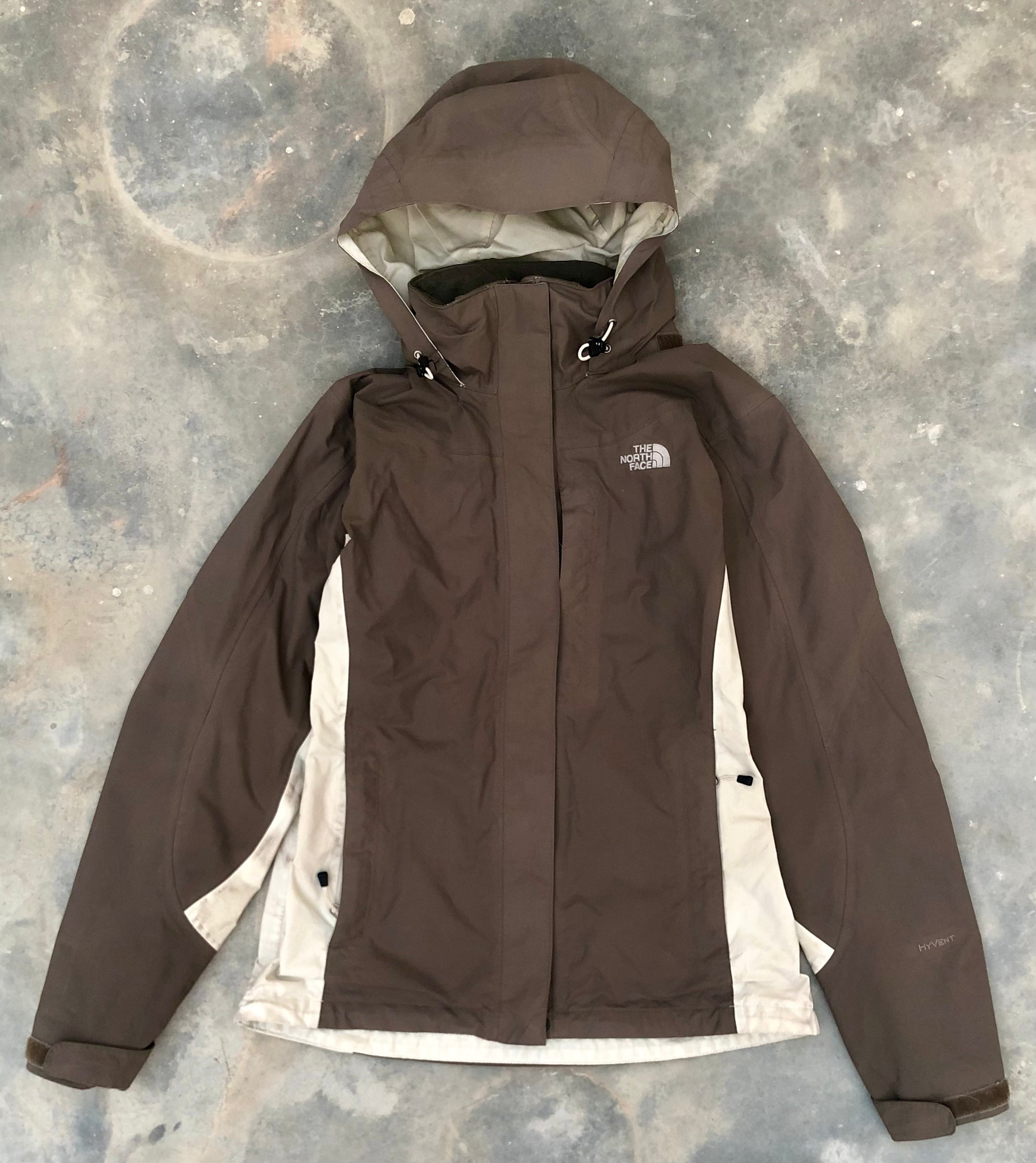 The North Face Women's HyVent Hooded Windbreaker – Brown - Excellent Condition