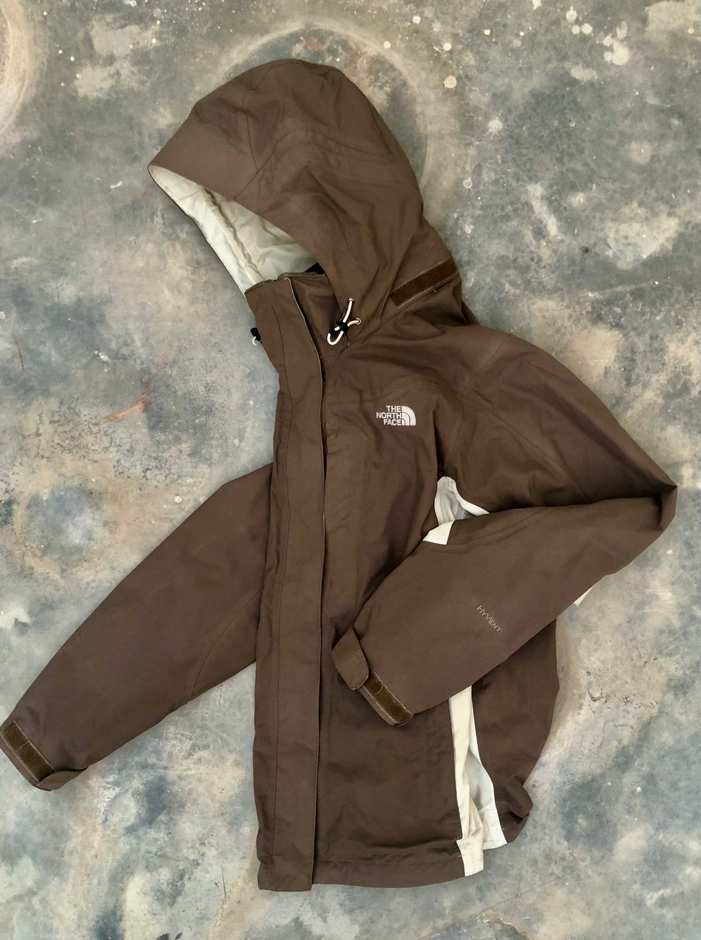 The North Face Women's HyVent Hooded Windbreaker – Brown - Excellent Condition