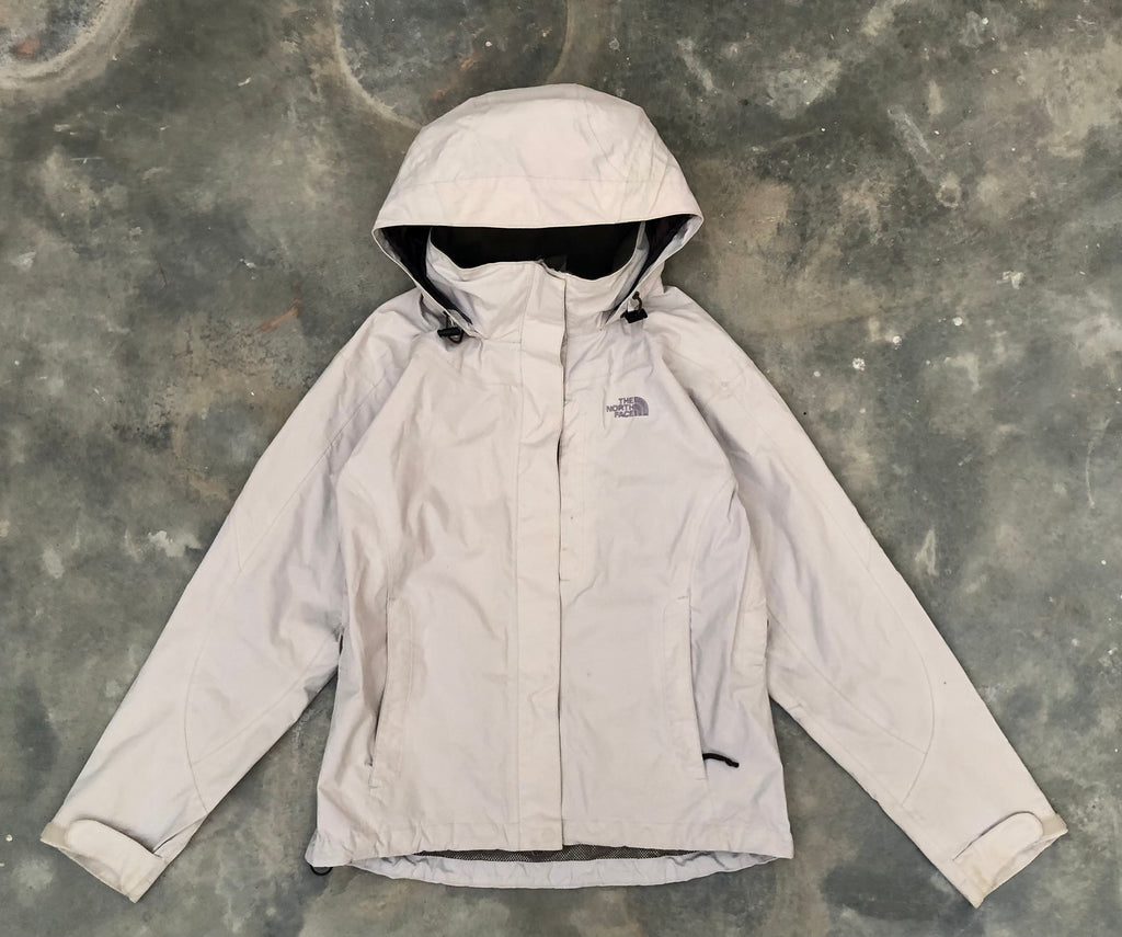 The North Face HyVent Windbreaker Rain Jacket – Off-White - Premium Condition