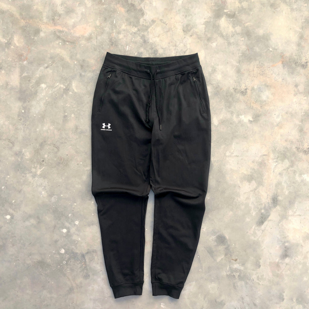 Under Armour Sportstyle Joggers Men’s L – Black Stretch Tricot