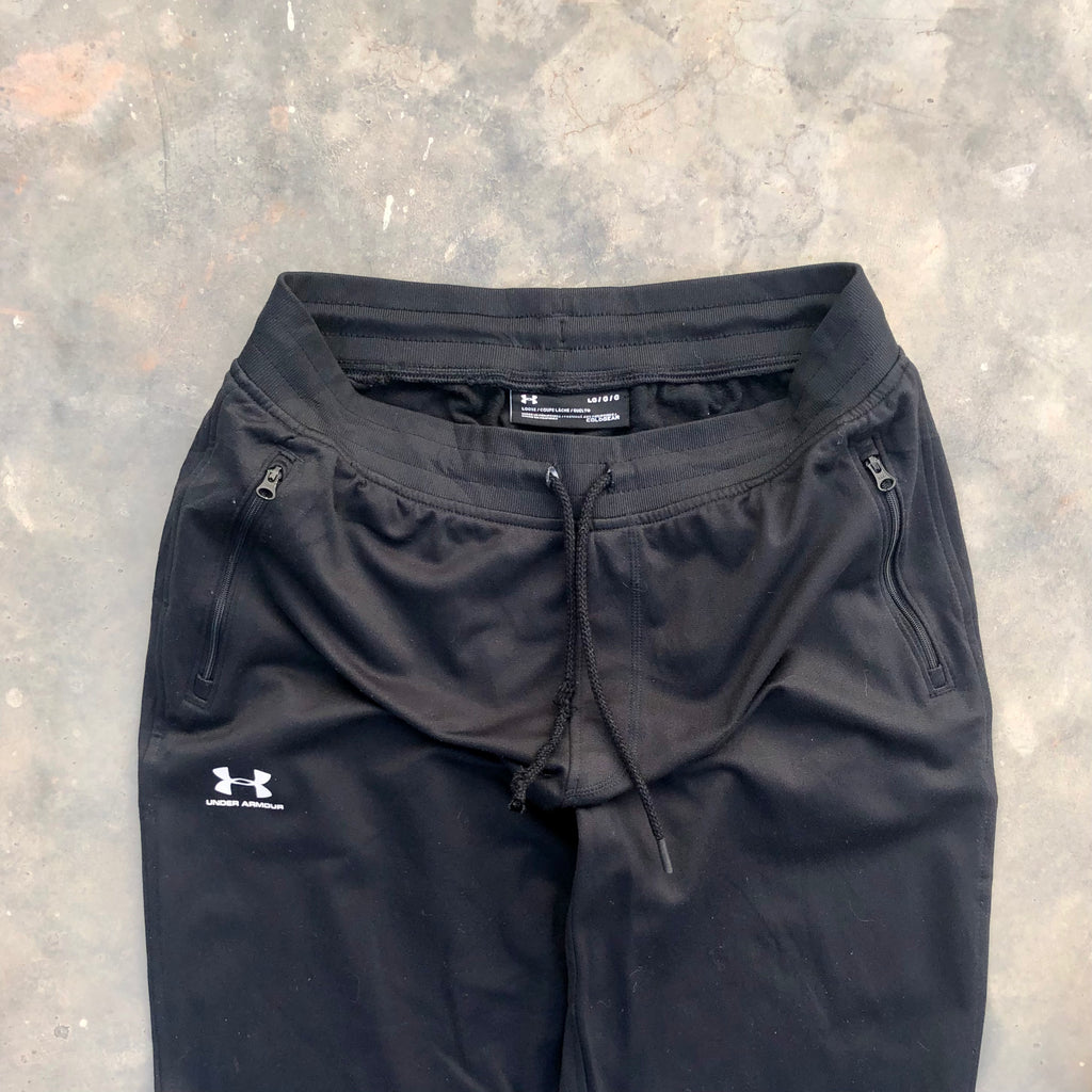 Under Armour Sportstyle Joggers Men’s L – Black Stretch Tricot