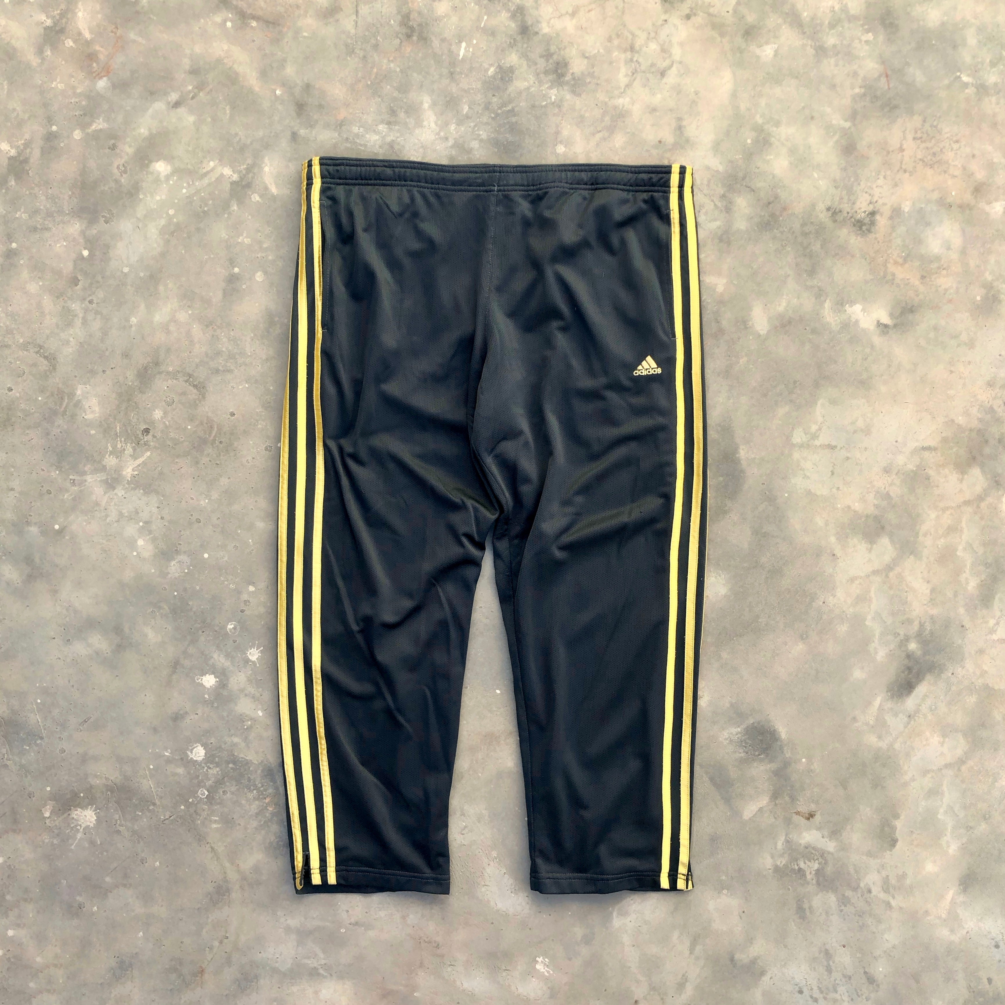 Vintage 2000’s Adidas Track Pants – Triangle Logo &amp; Three Stripes – XL Men – Premium