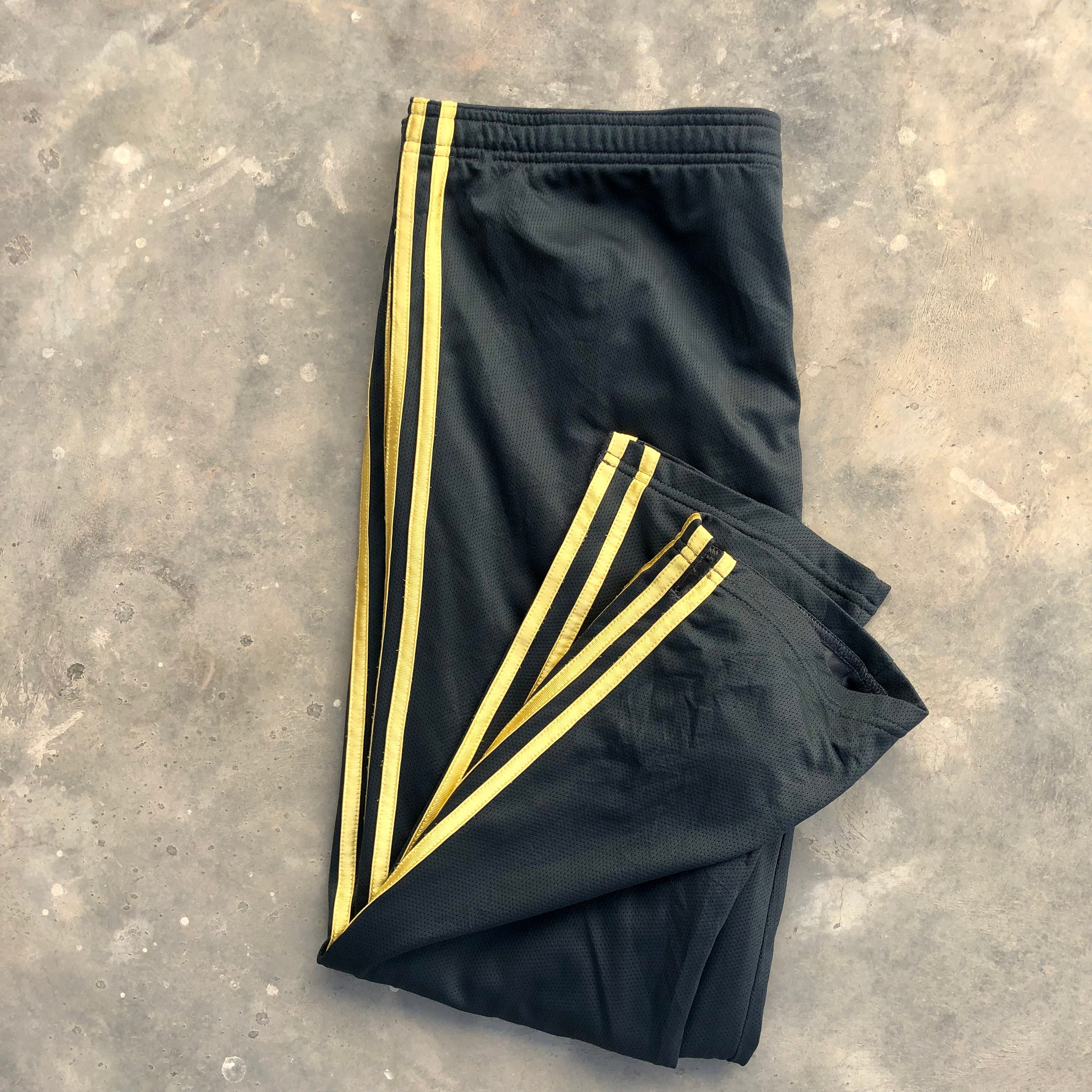 Vintage 2000’s Adidas Track Pants – Triangle Logo &amp; Three Stripes – XL Men – Premium