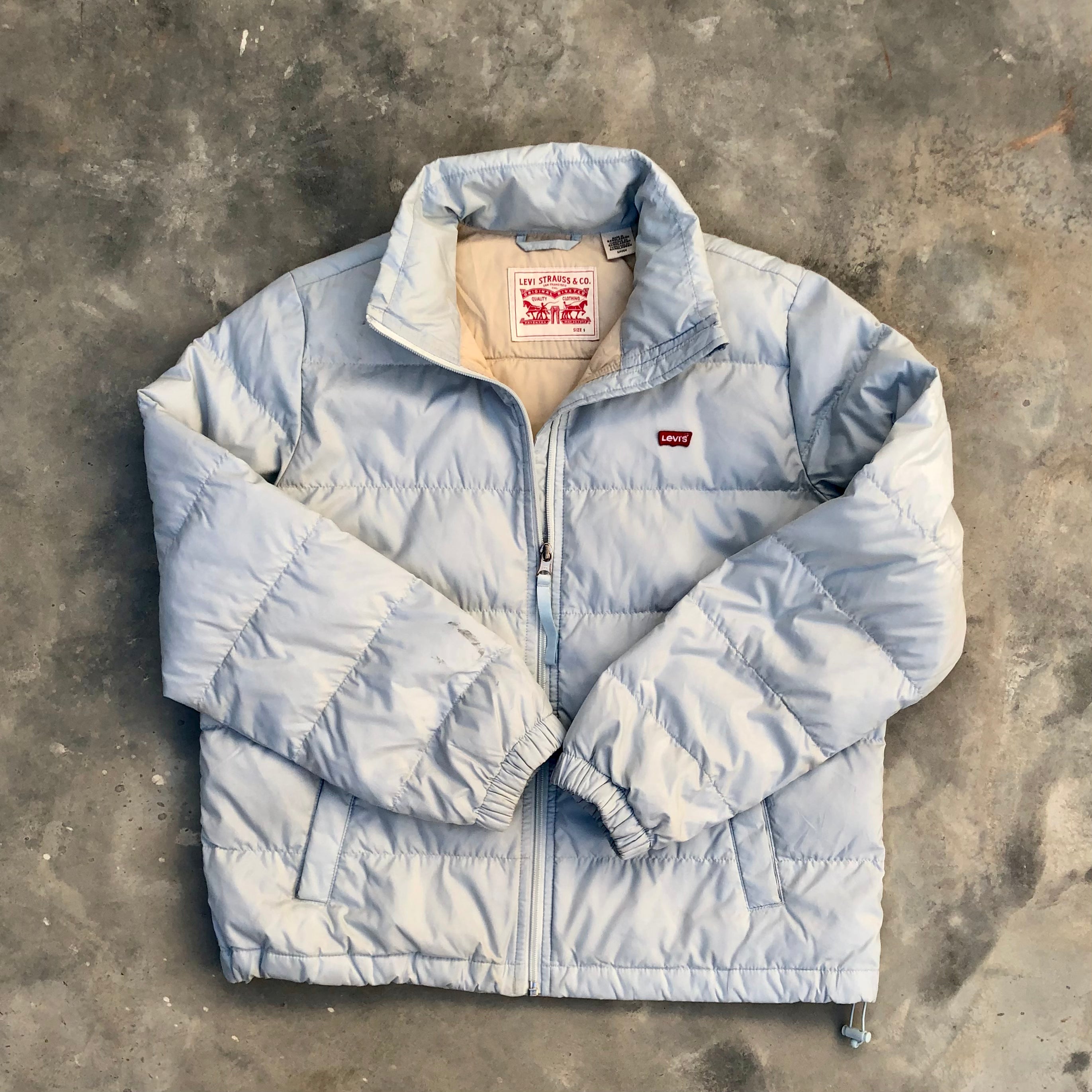 Levi’s Baby Bubble Puffer Jacket – Women’s Small | Down Fill | Premium Condition