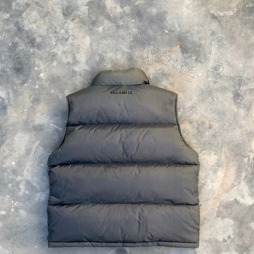 Polo Jeans Ralph Lauren Down Feather Puffer – Men’s Medium | Grey | Good Condition