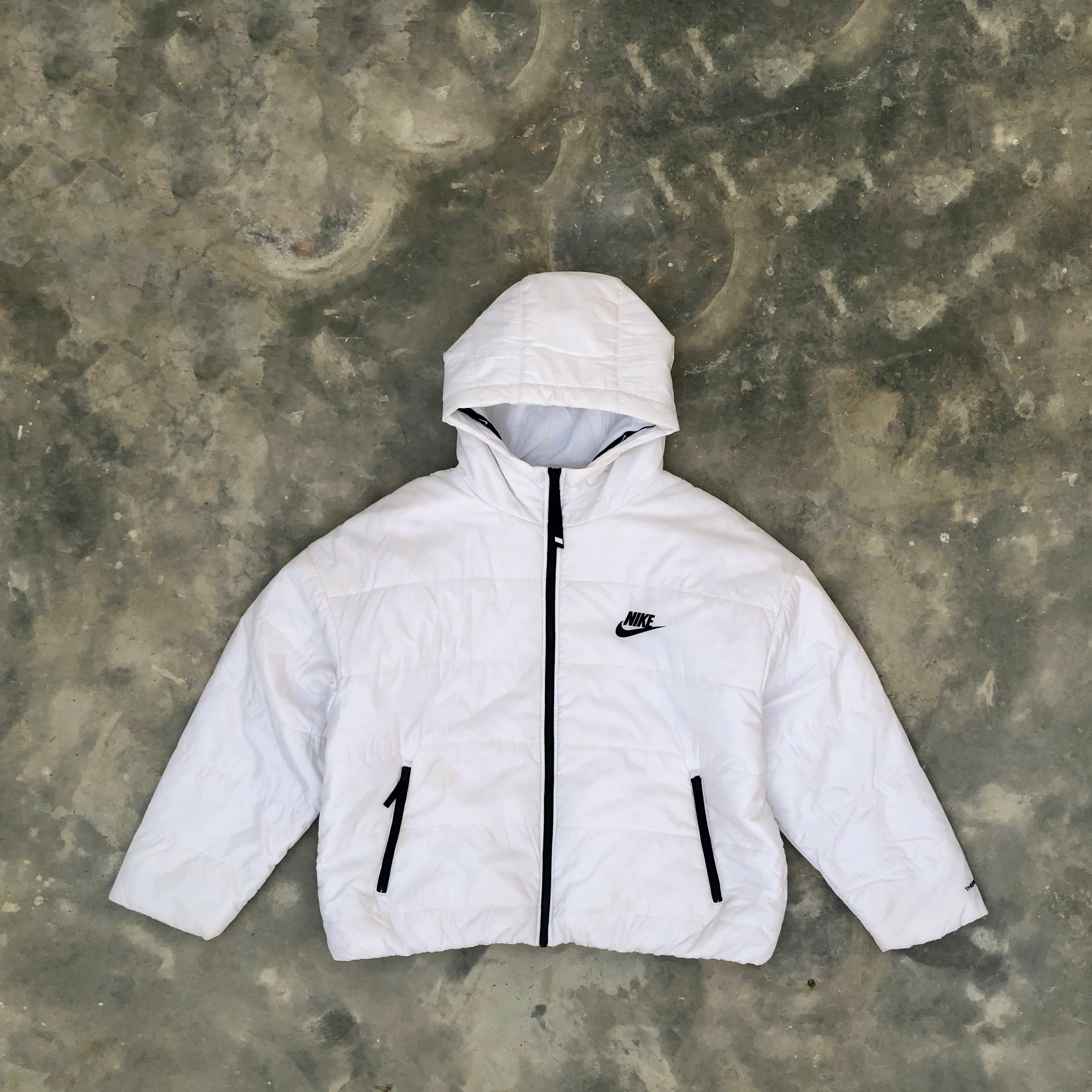 Nike Therma-FIT Repel Jacket – White | Women’s XL | Premium Condition - Synthetic Fill
