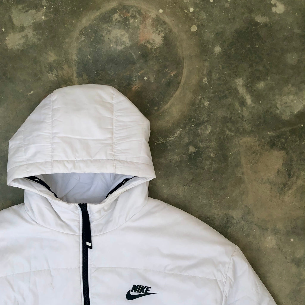 Nike Therma-FIT Repel Jacket – White | Women’s XL | Premium Condition - Synthetic Fill