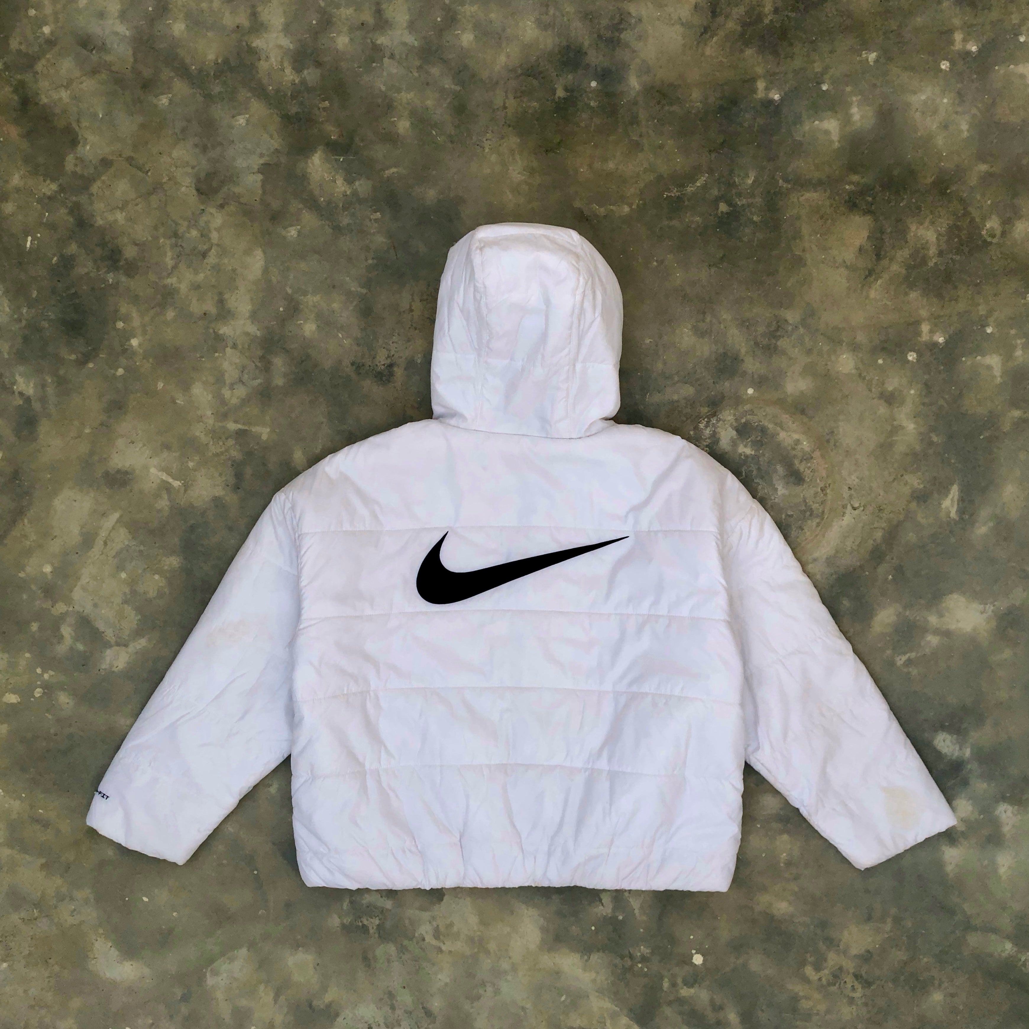Nike Therma-FIT Repel Jacket – White | Women’s XL | Premium Condition - Synthetic Fill