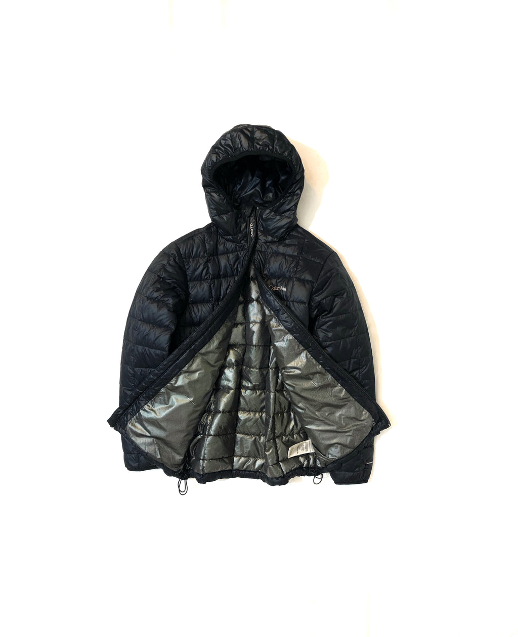 Columbia TurboDown Omni-Heat Hooded Puffer – Blue | Men’s Medium | Premium Condition