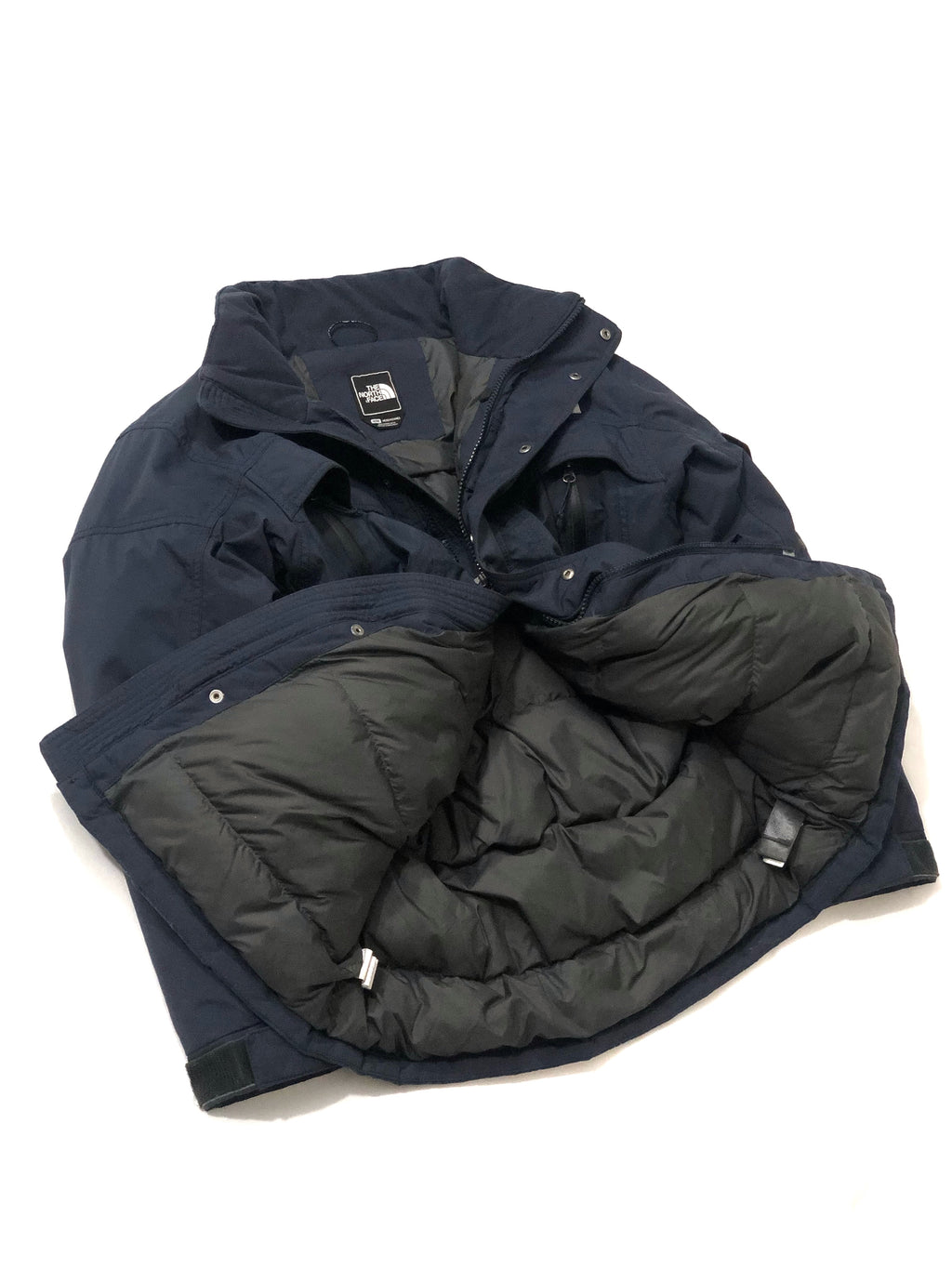 The North Face HyVent McMurdo Down Parka – Navy (Premium Condition)
