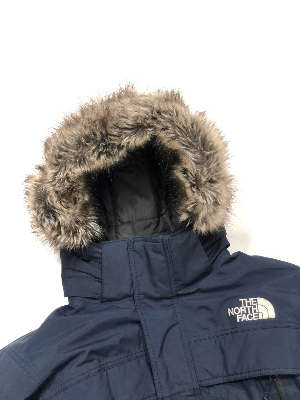 The North Face HyVent McMurdo Down Parka – Navy (Premium Condition)