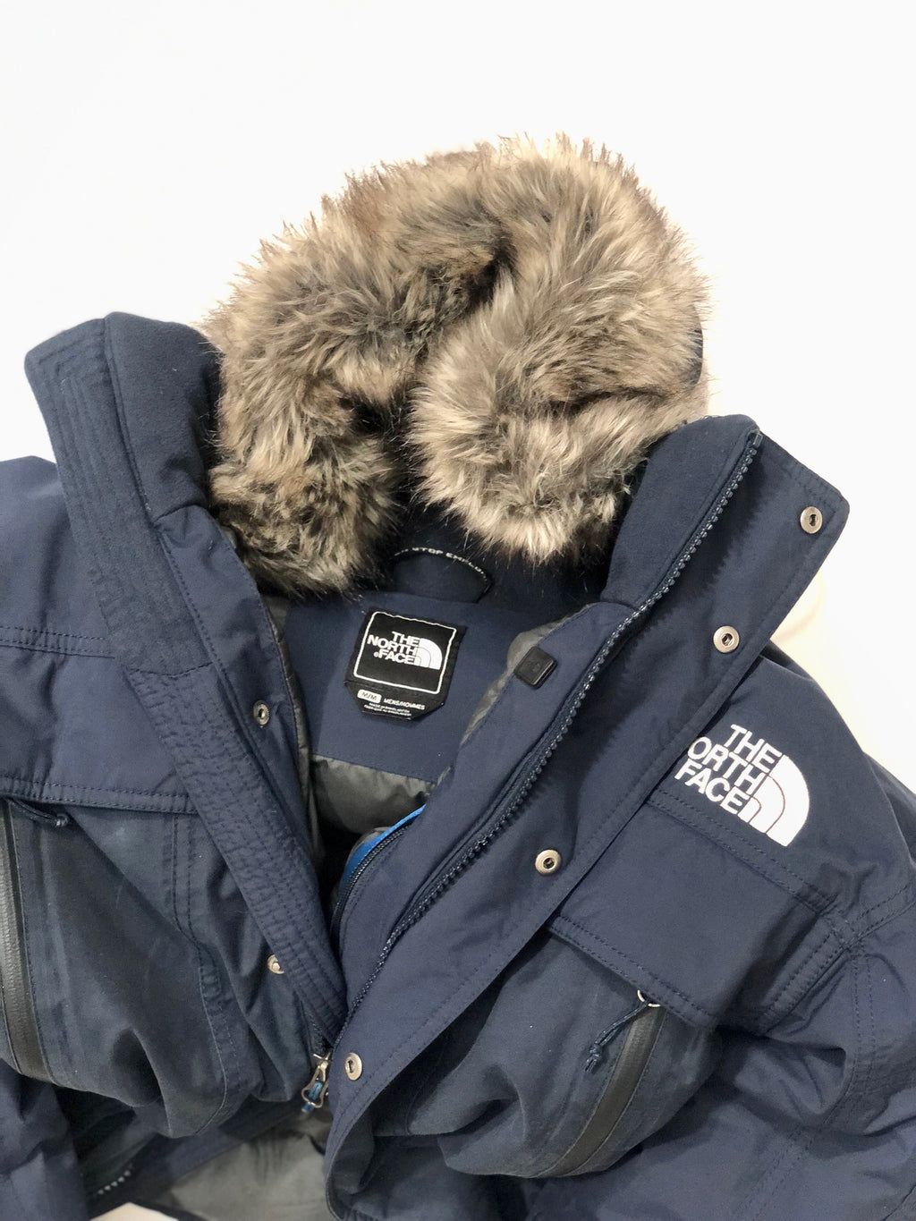 The North Face HyVent McMurdo Down Parka – Navy (Premium Condition)