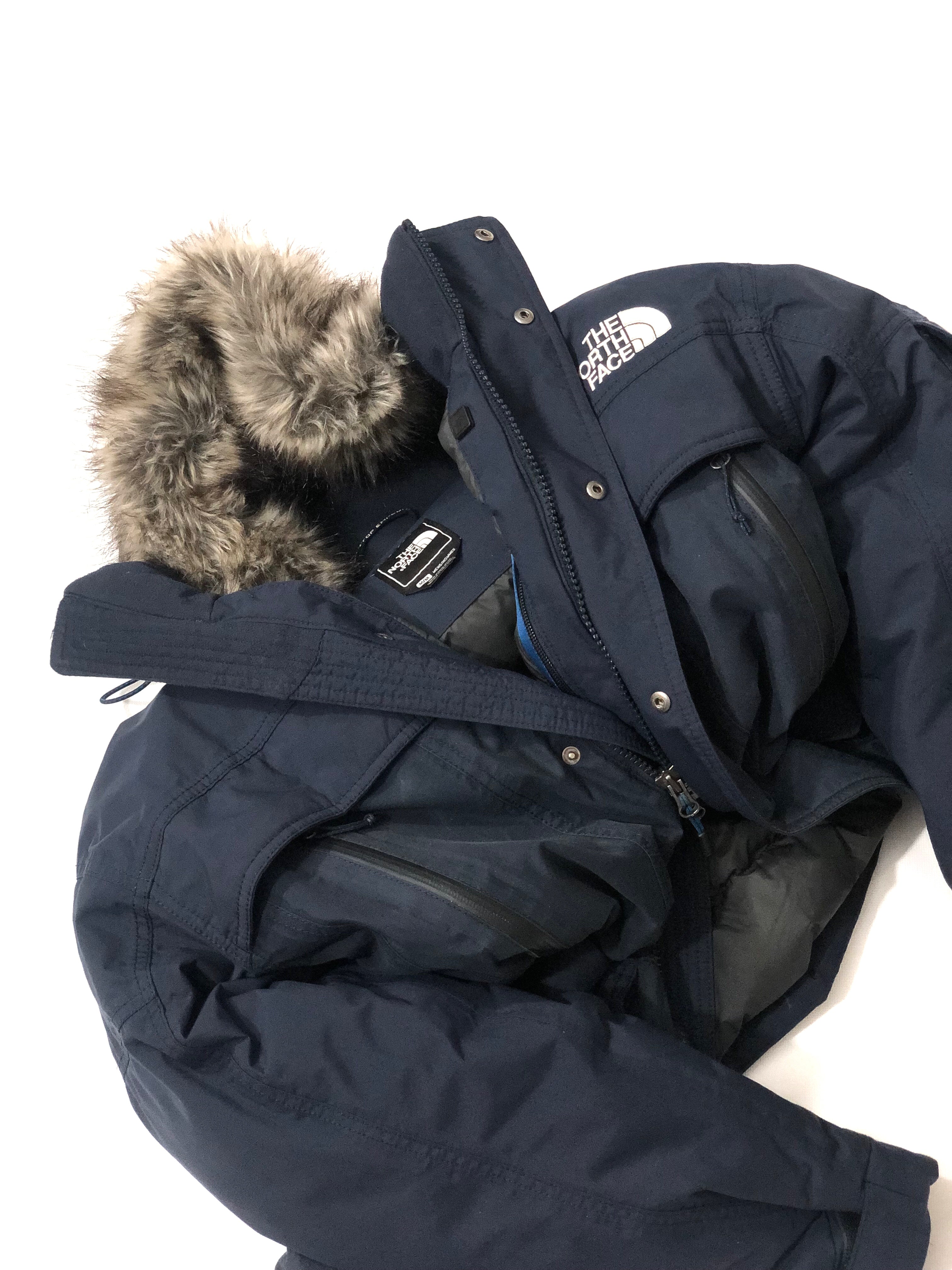 The North Face HyVent McMurdo Down Parka – Navy (Premium Condition)