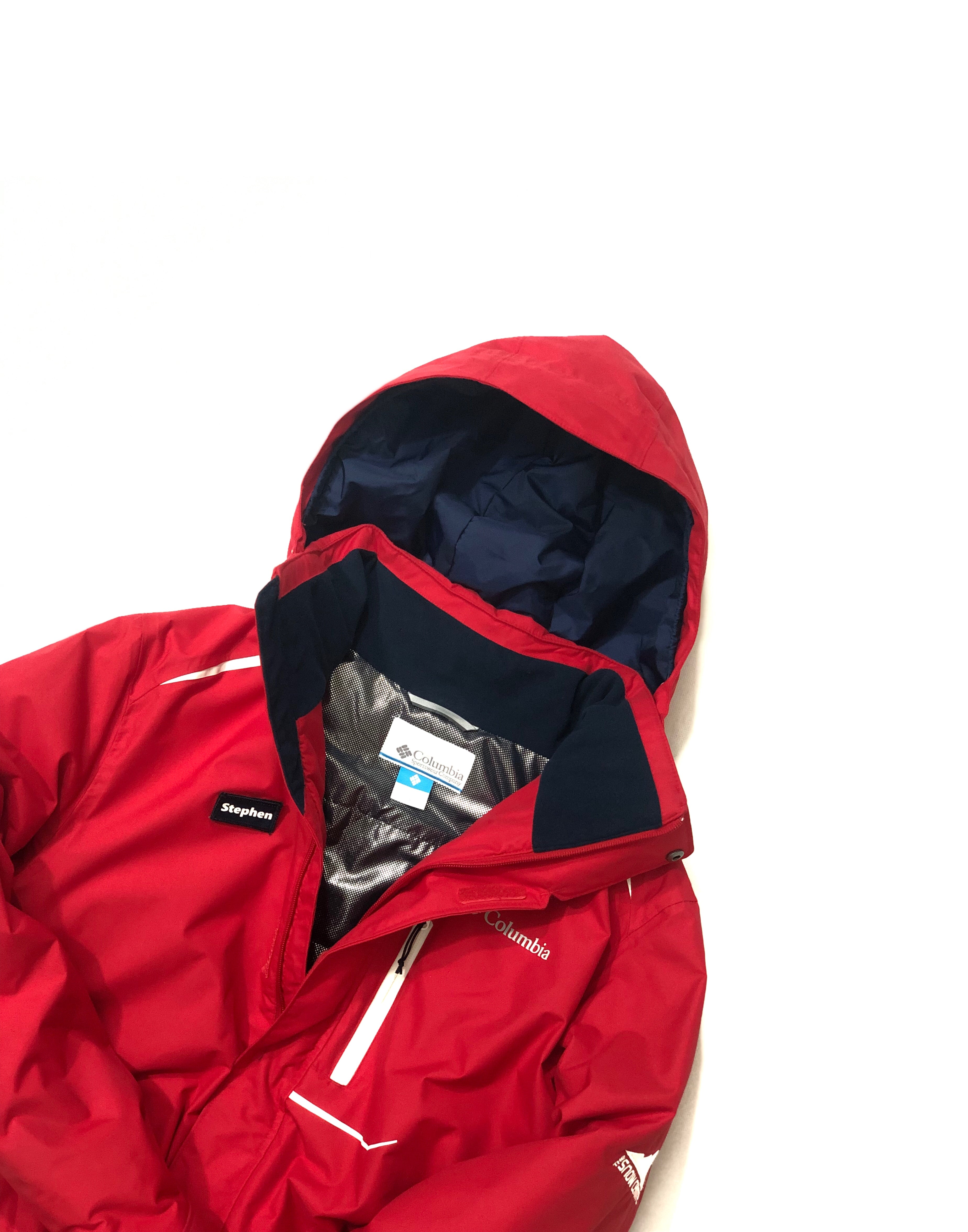 Columbia Men's Ride On Jacket - Red | Medium | Premium Condition