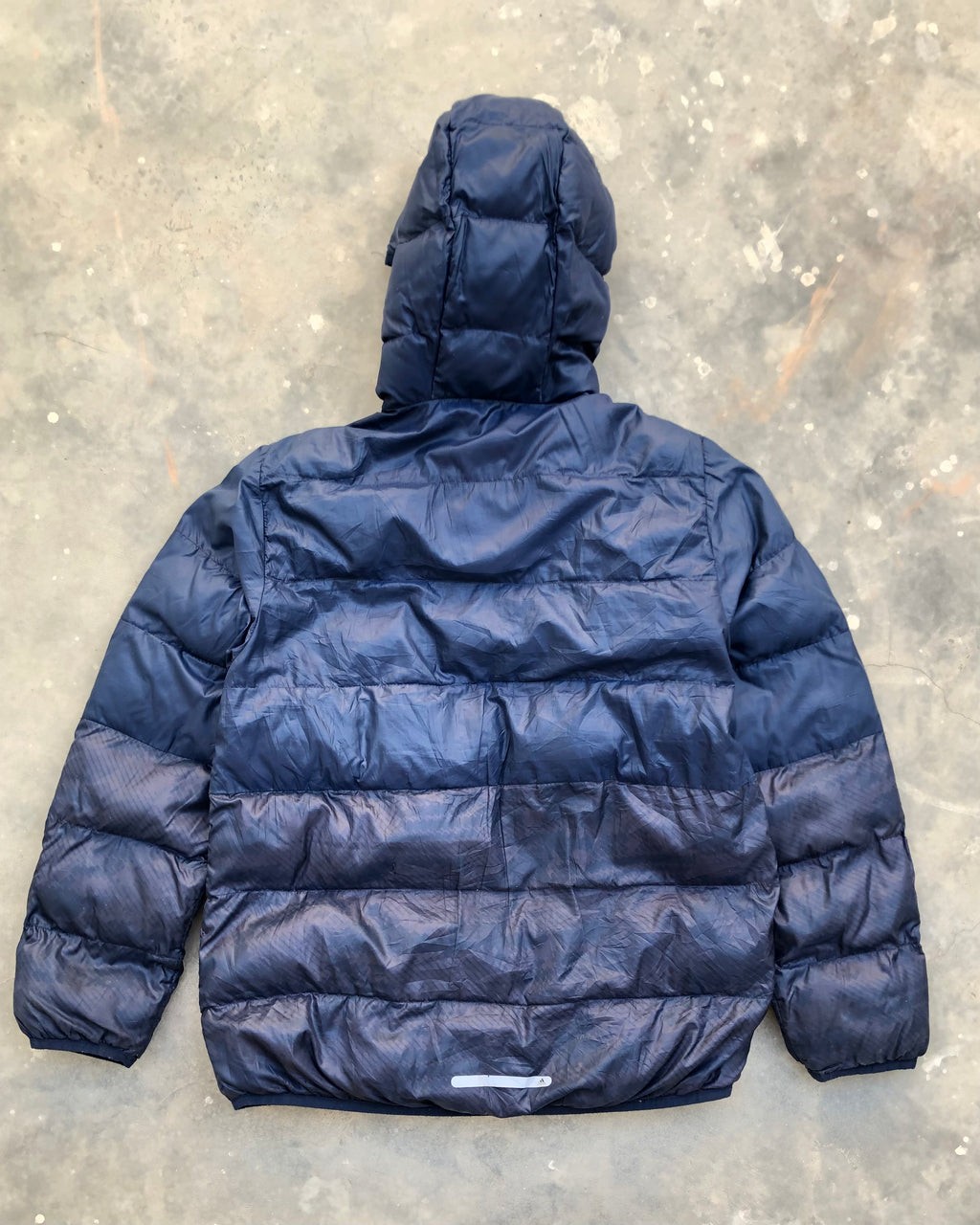 Adidas Blue Puffer Jacket – Small | Synthetic Fill