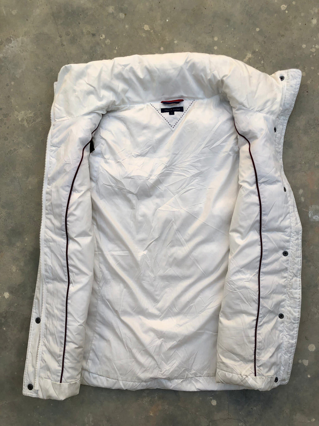 Tommy Hilfiger Quilted Puffer Vest – White