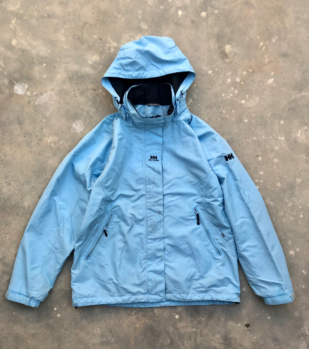 Helly Hansen Waterproof Coat – Pale Blue