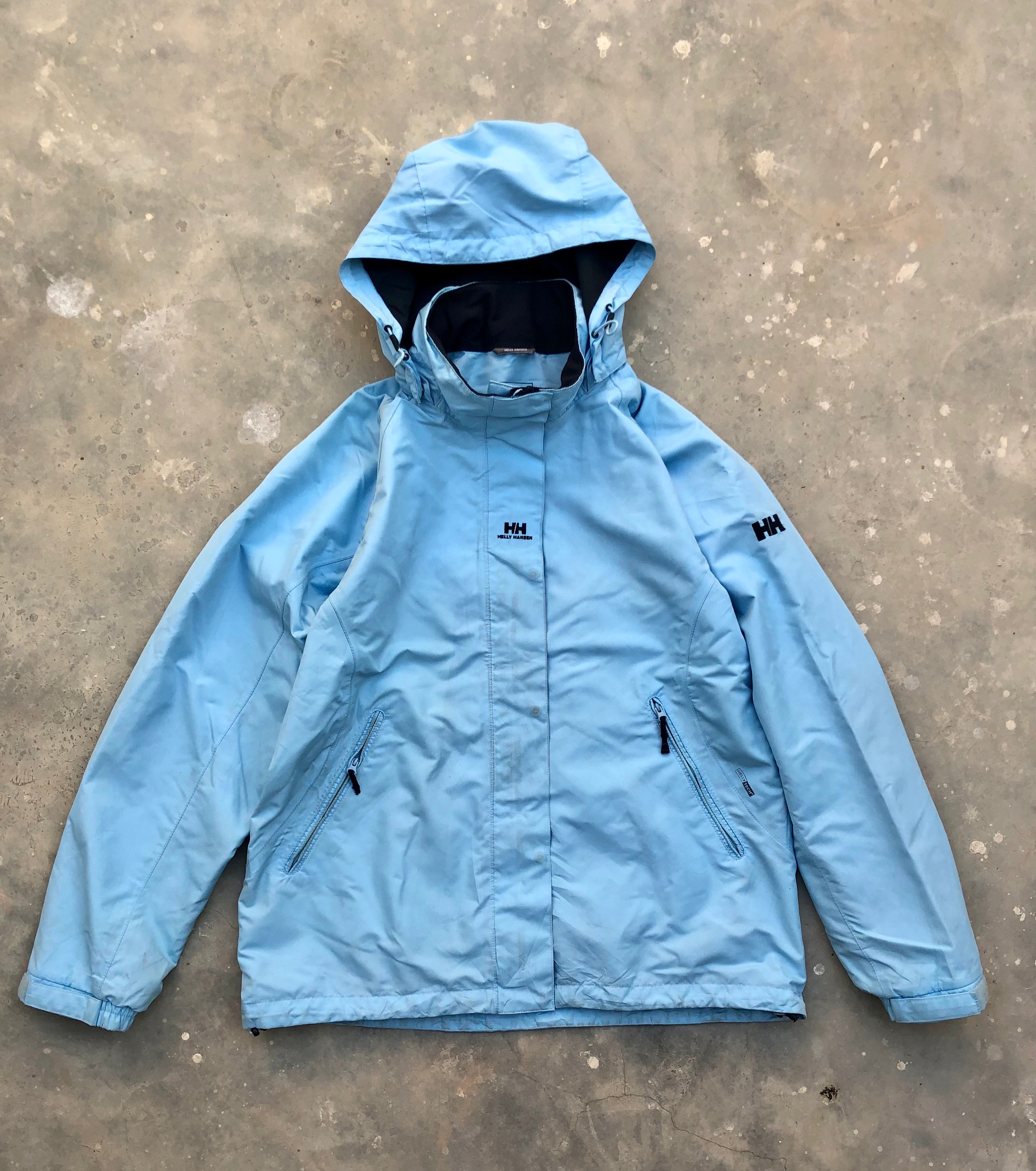 Helly Hansen Waterproof Coat – Pale Blue