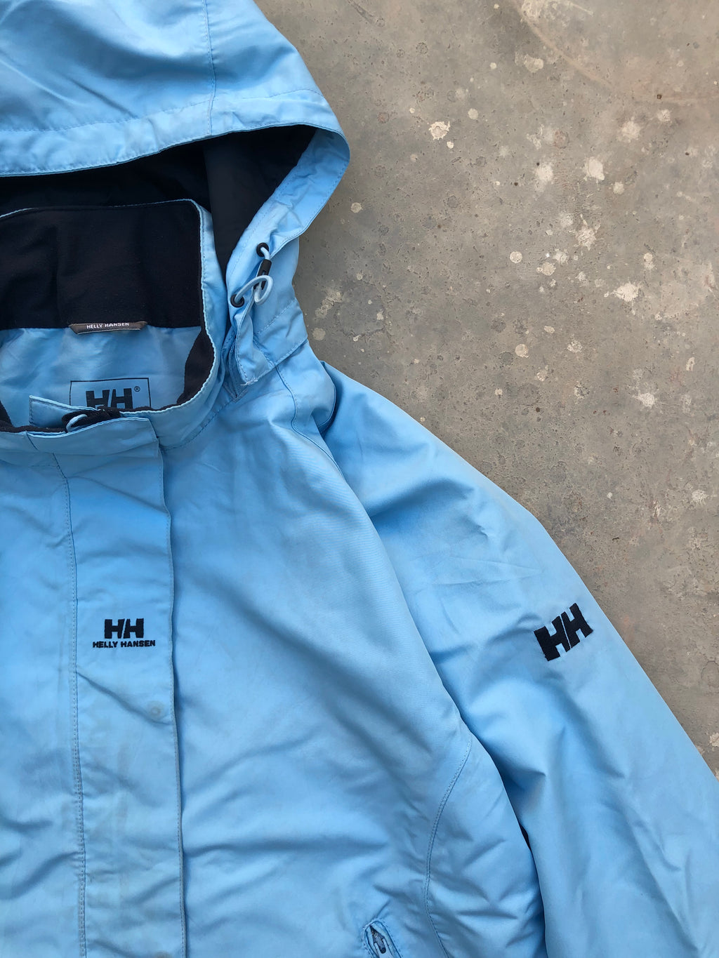 Helly Hansen Waterproof Coat – Pale Blue