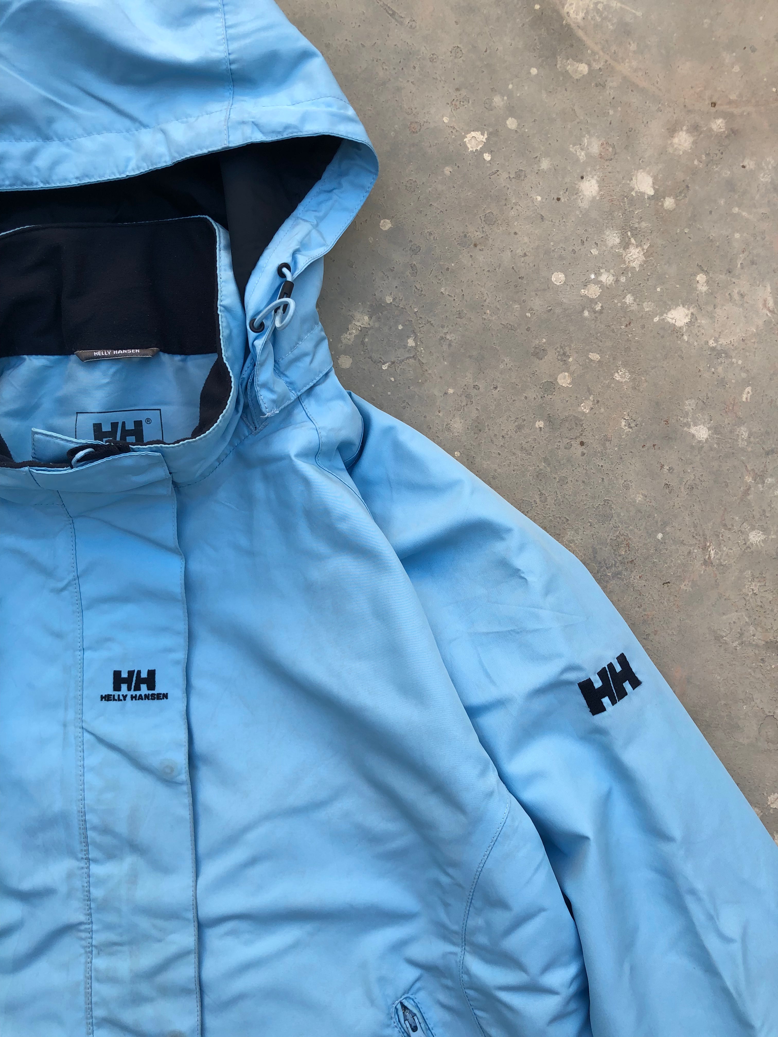 Helly Hansen Waterproof Coat – Pale Blue