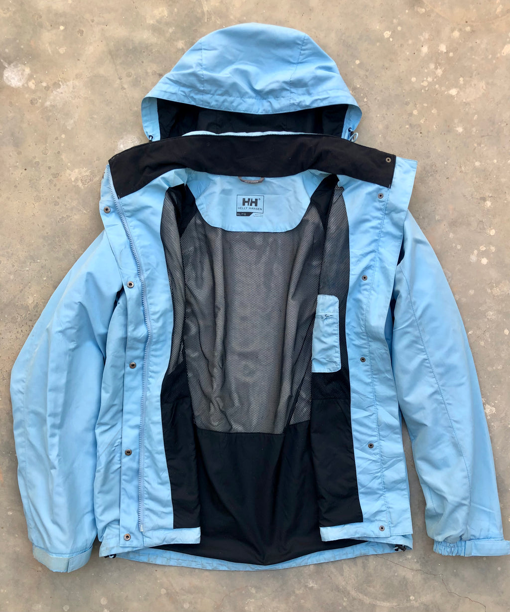 Helly Hansen Waterproof Coat – Pale Blue
