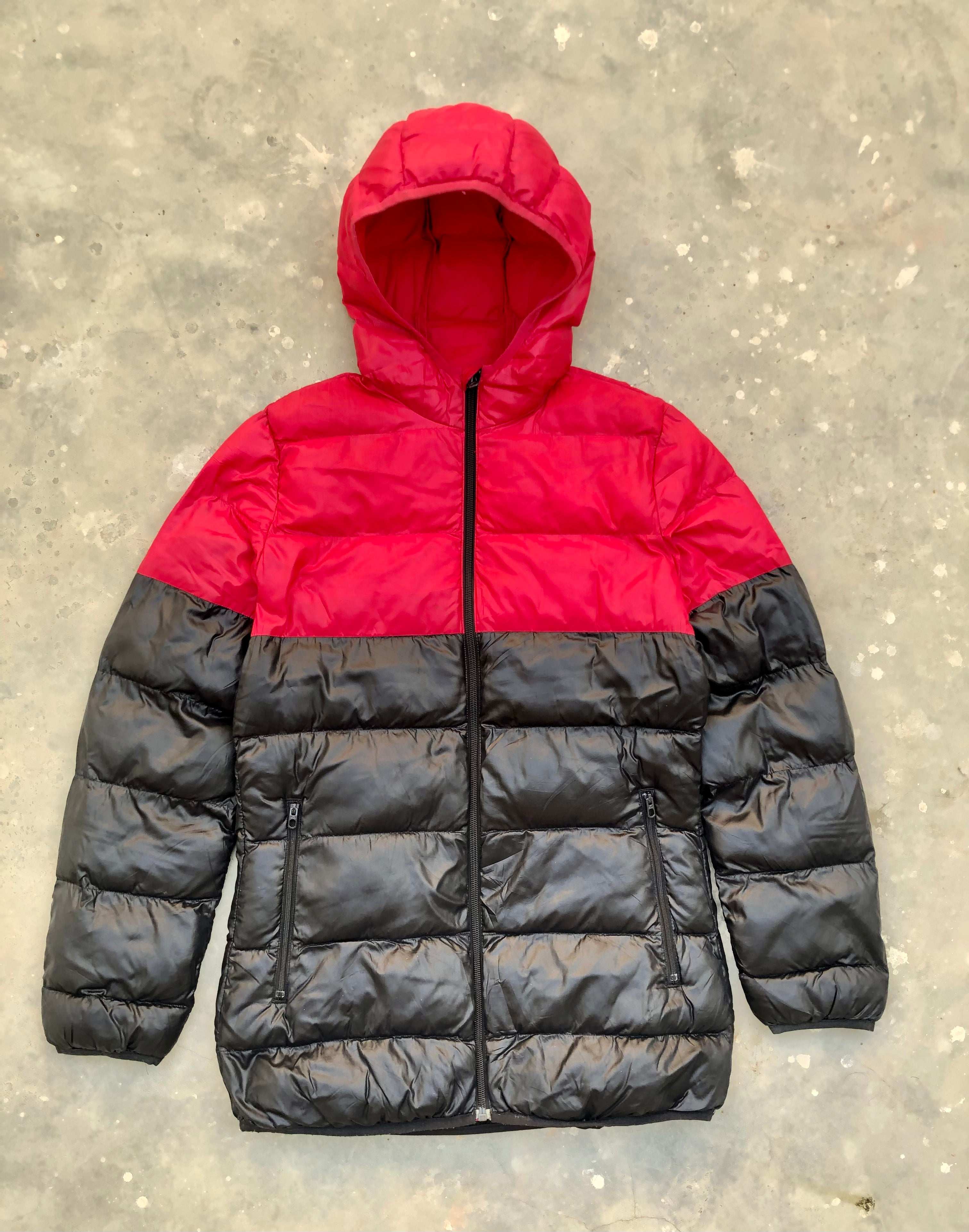 Adidas Puffer Jacket – Red/Black