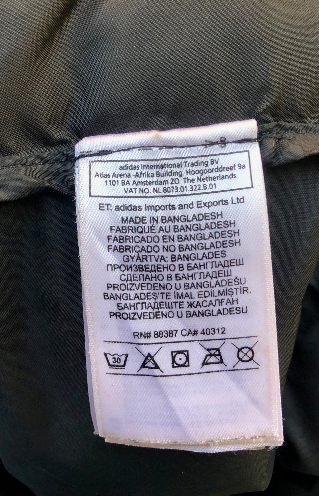 Adidas Puffer Jacket – Red/Black