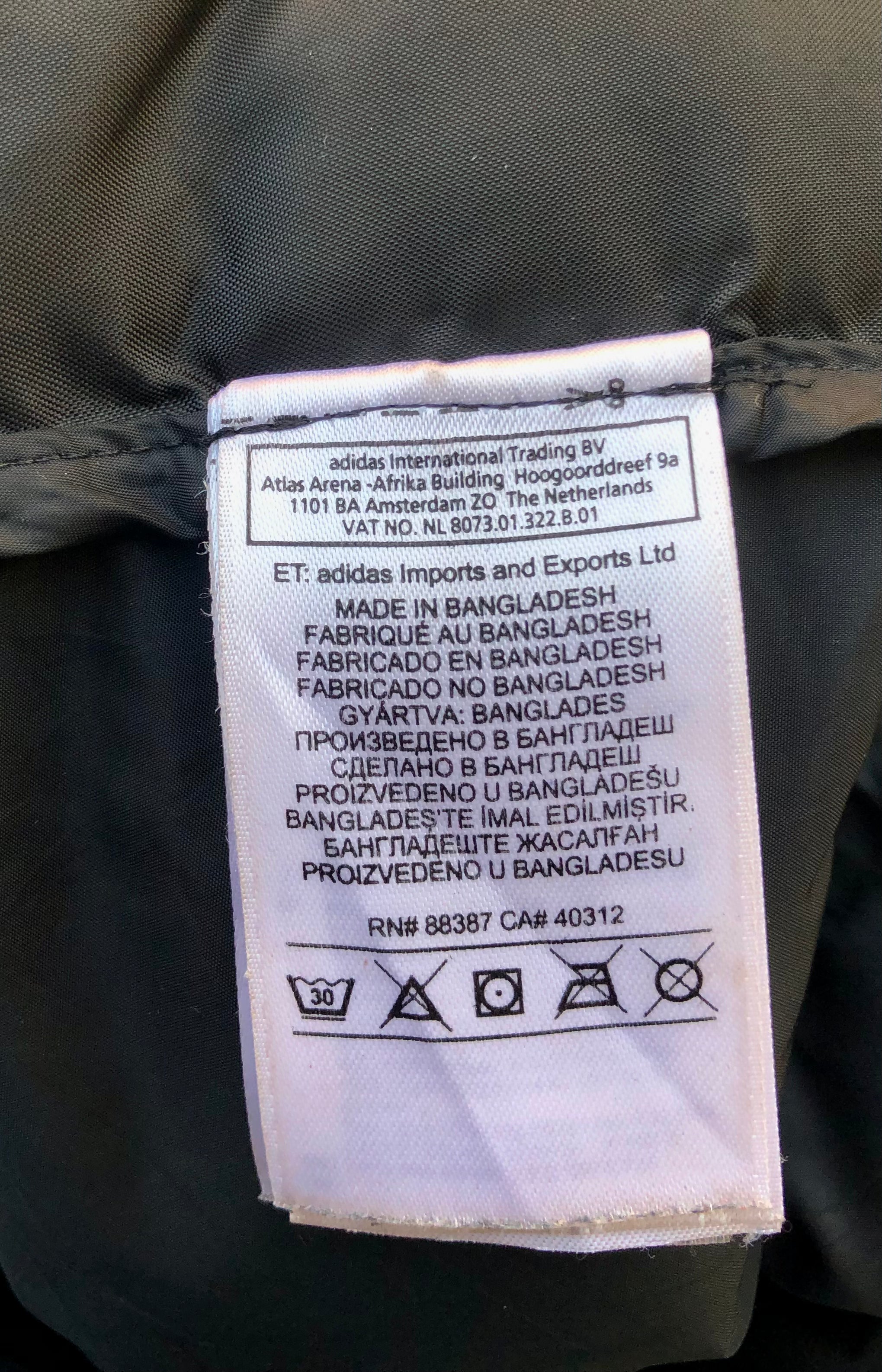 Adidas Puffer Jacket – Red/Black