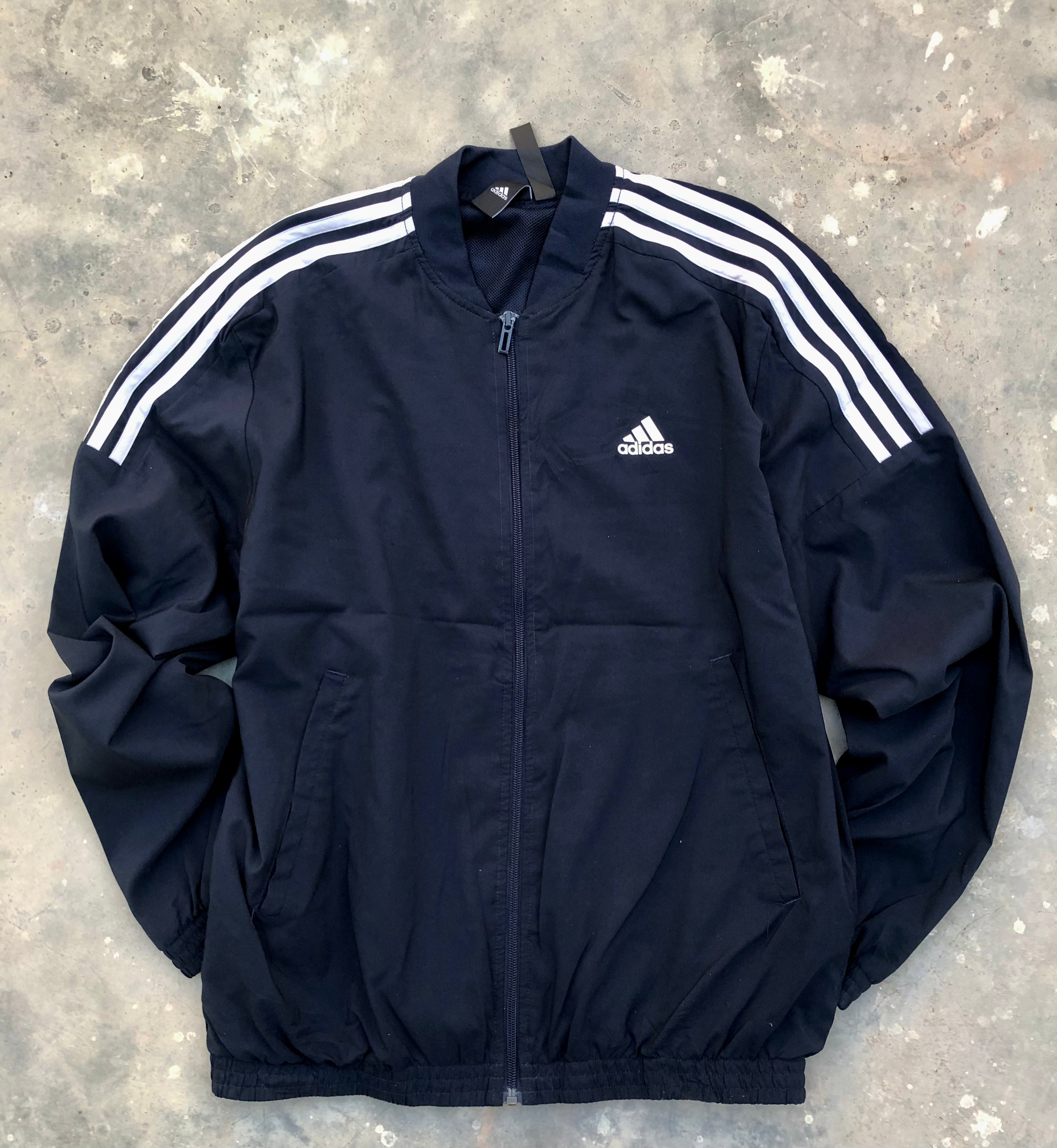 Adidas Sportswear 3-Stripes Jacket – Navy Blue - Excellent Condition