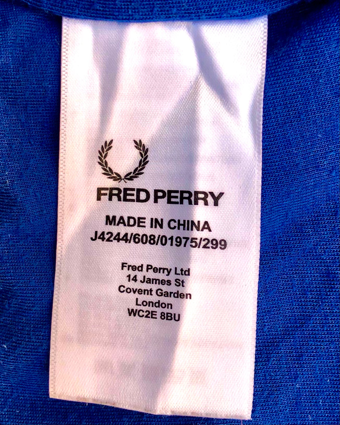 Fred Perry Brentham Navy Blue Jacket – Men’s Medium