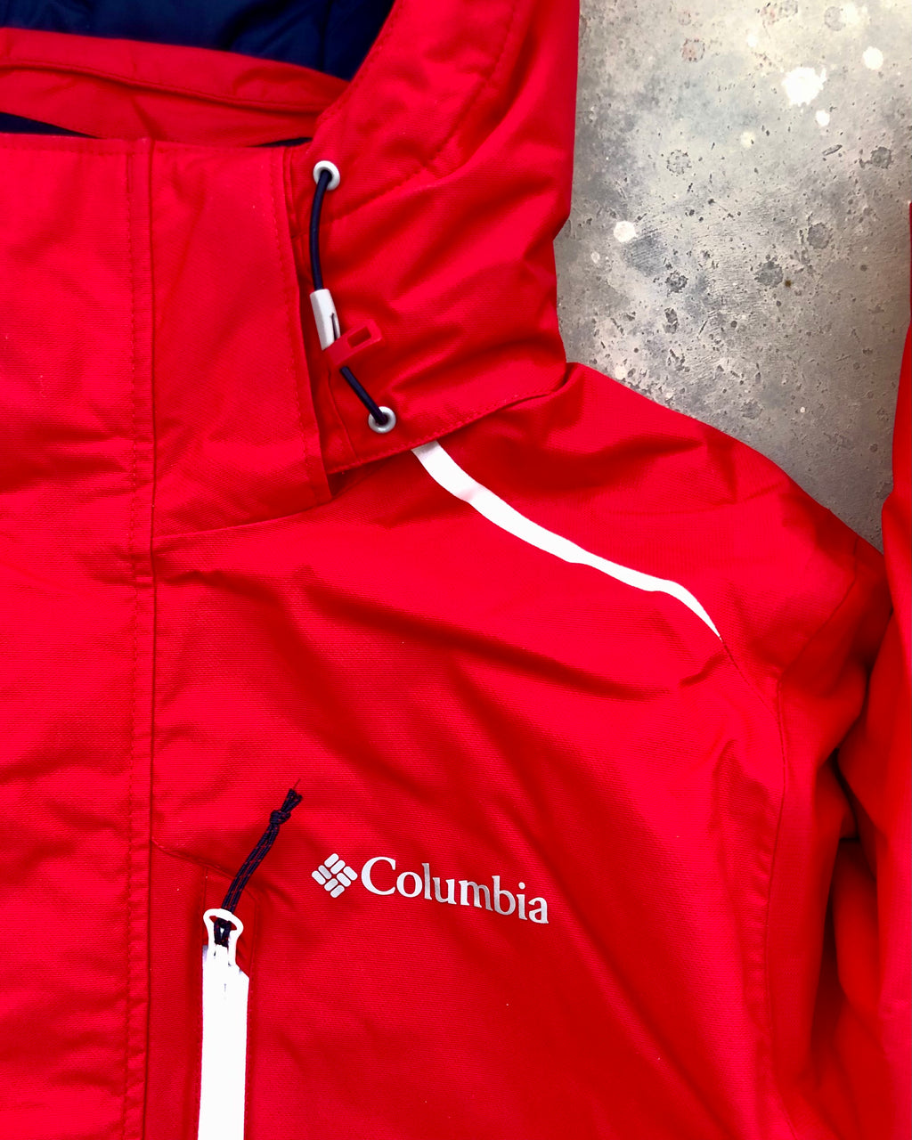 Columbia Men's Ride On Jacket - Red | Medium | Premium Condition