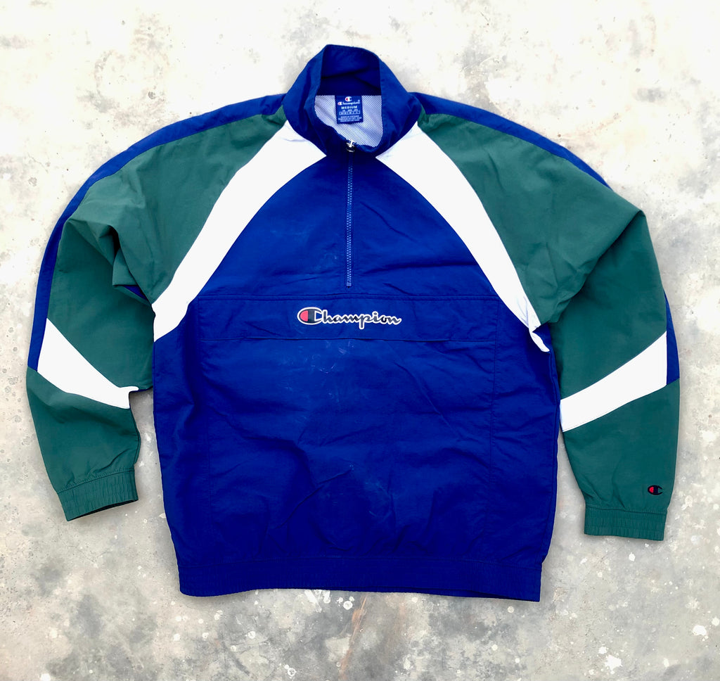 Champion Trailblazer Jacket – Blue, Green & White