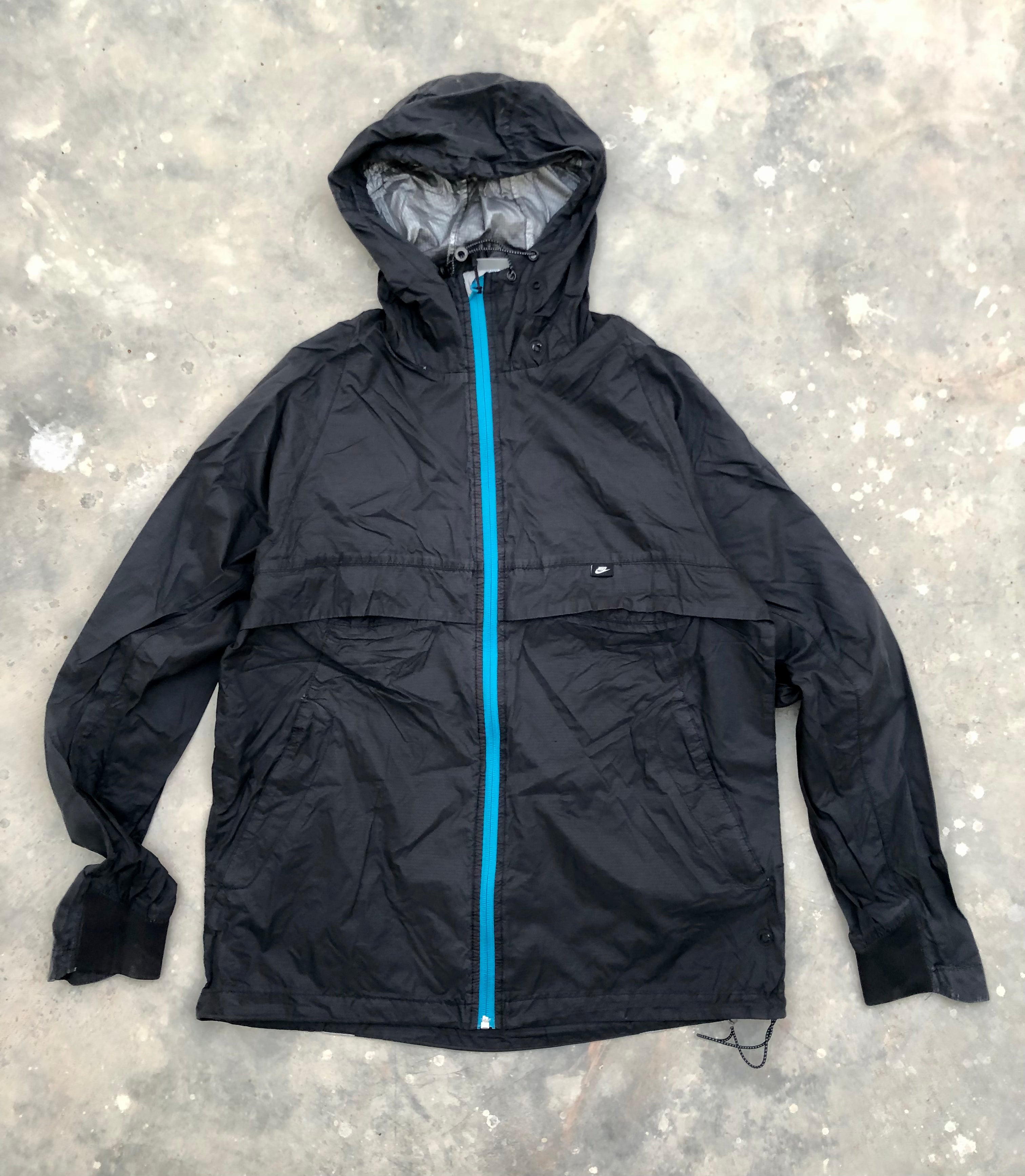 Nike Black Windbreaker Jacket - Packable