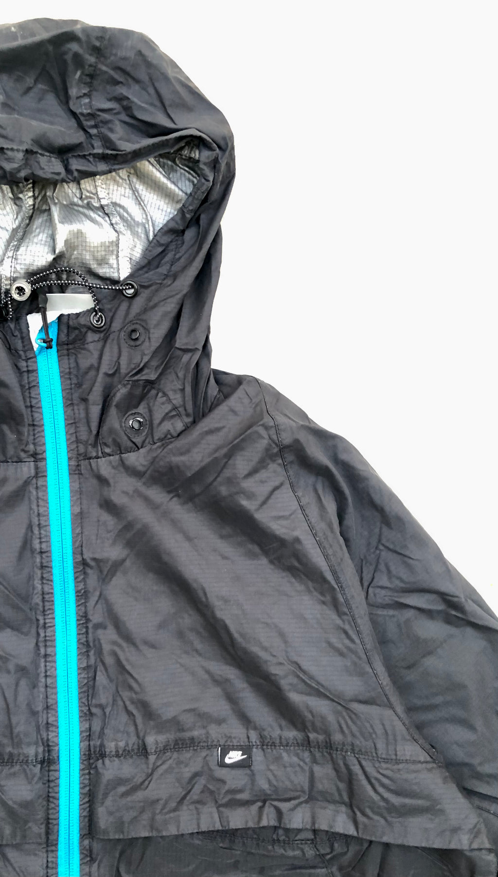 Nike Black Windbreaker Jacket - Packable