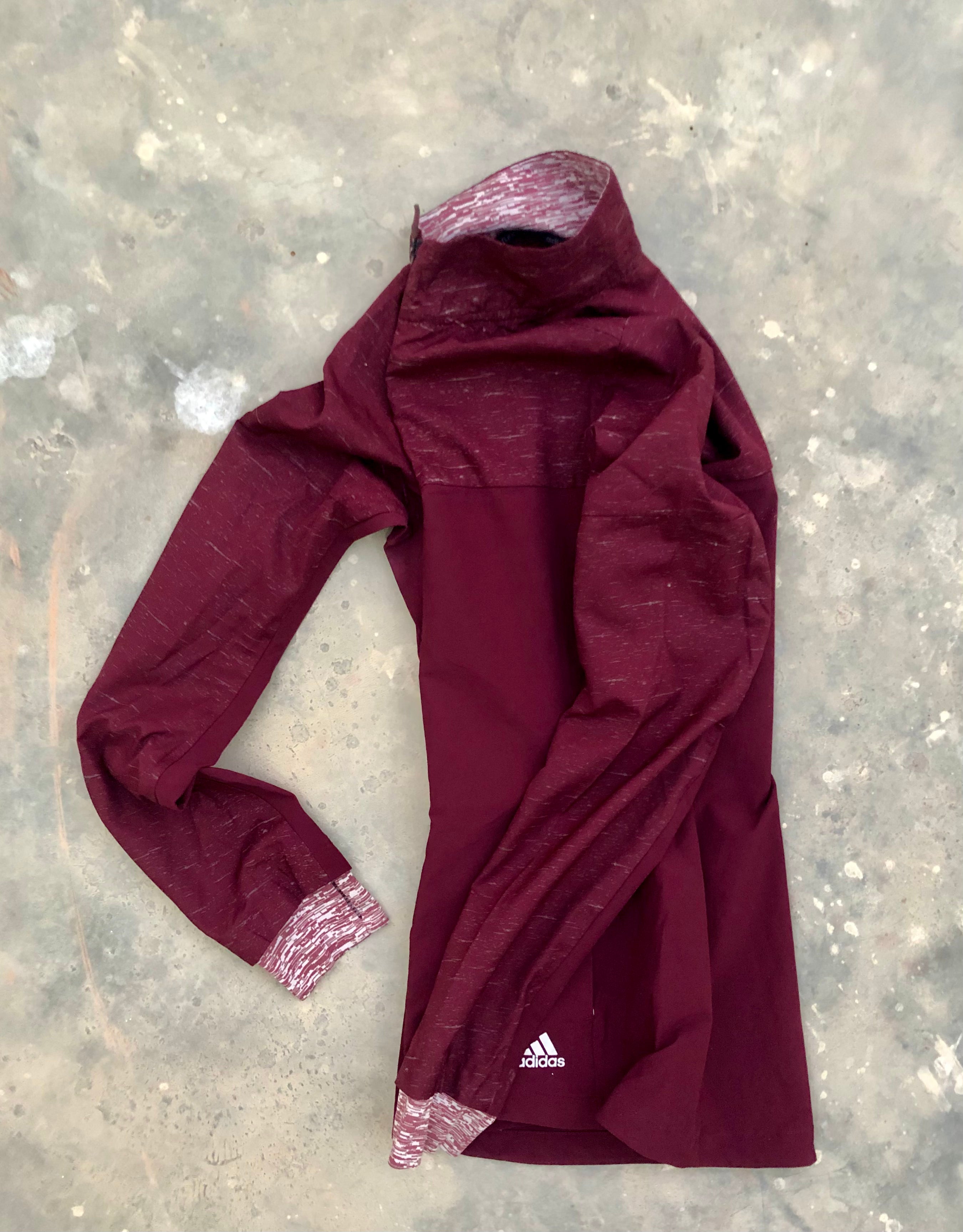 Adidas Supernova Storm Women’s Running Jacket – Burgundy