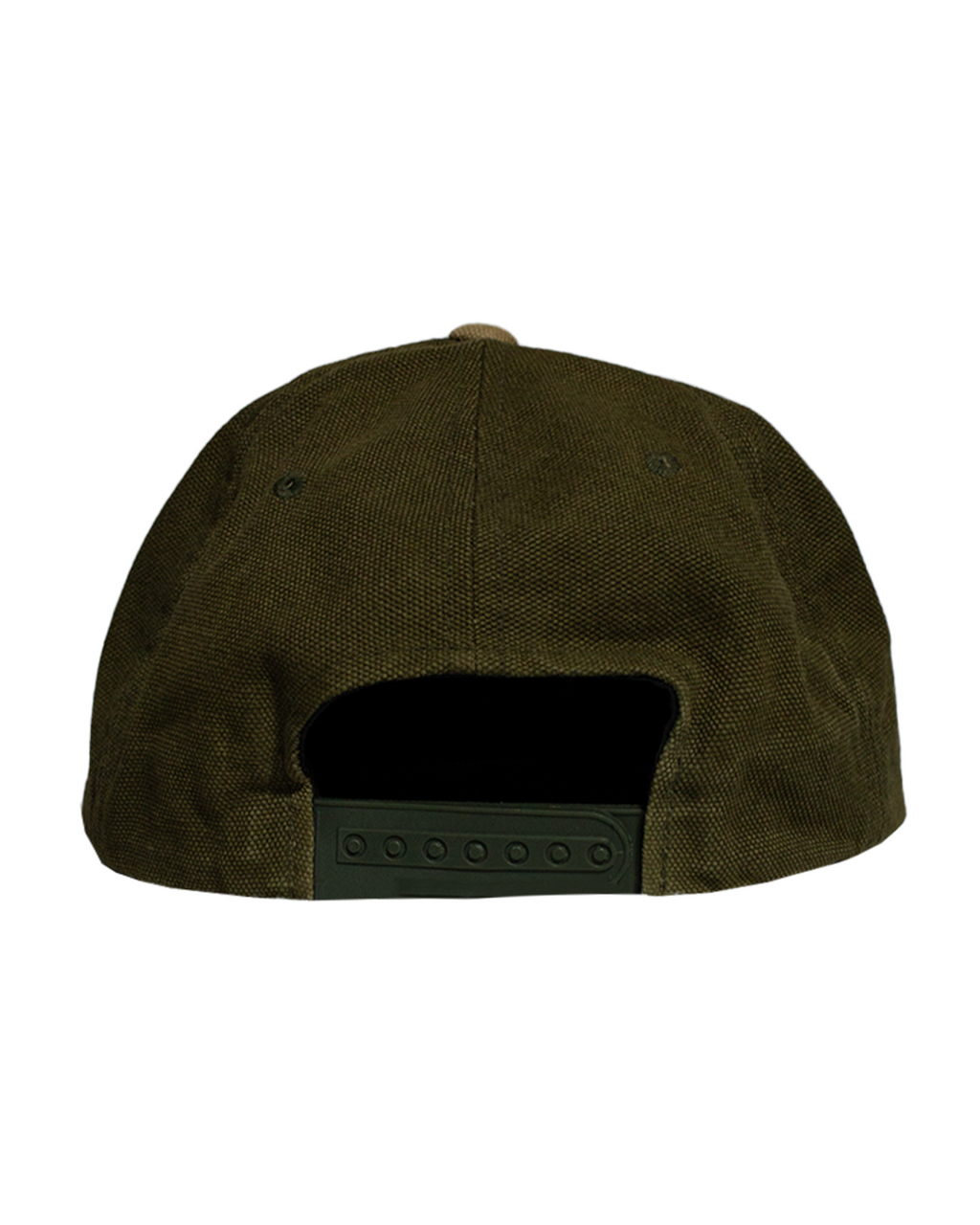 Volcom Quarter Twill Two-Tone Snapback Cap – Military Olive/Khaki - Premium condition