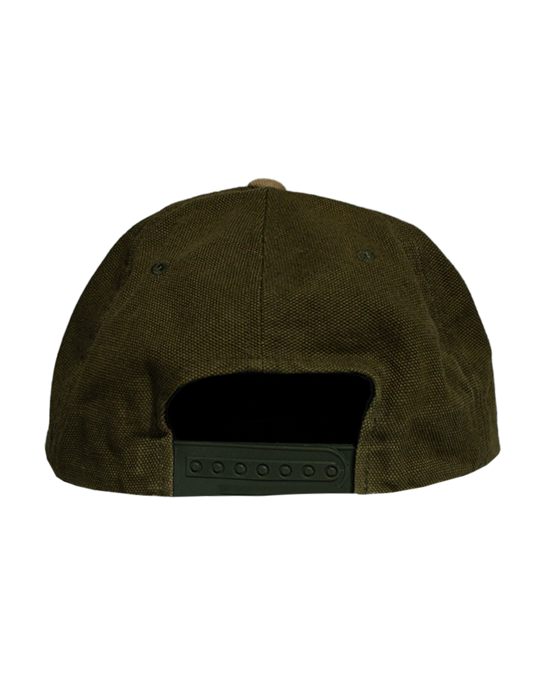 Volcom Quarter Twill Two-Tone Snapback Cap – Military Olive/Khaki - Premium condition