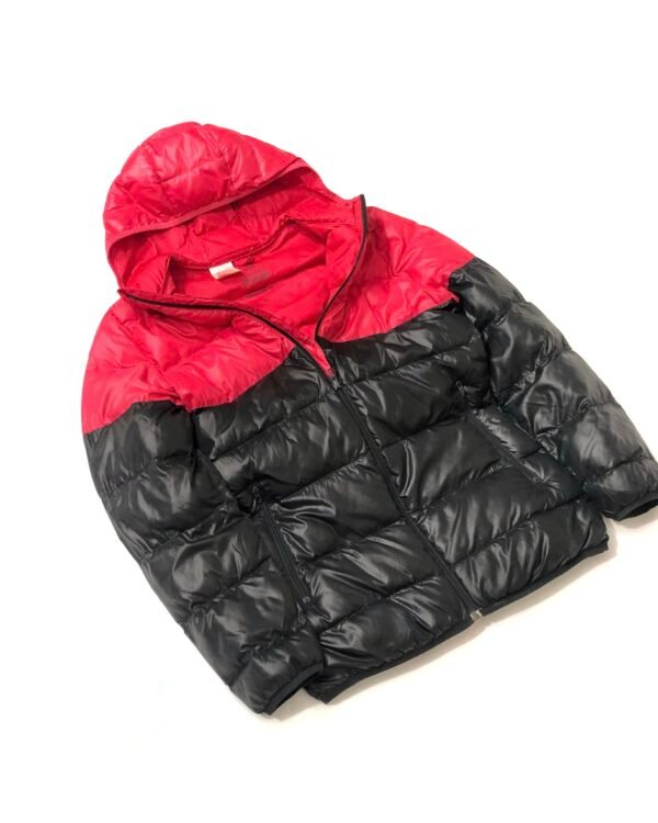 Adidas Puffer Jacket Red Black, size small — photo 1